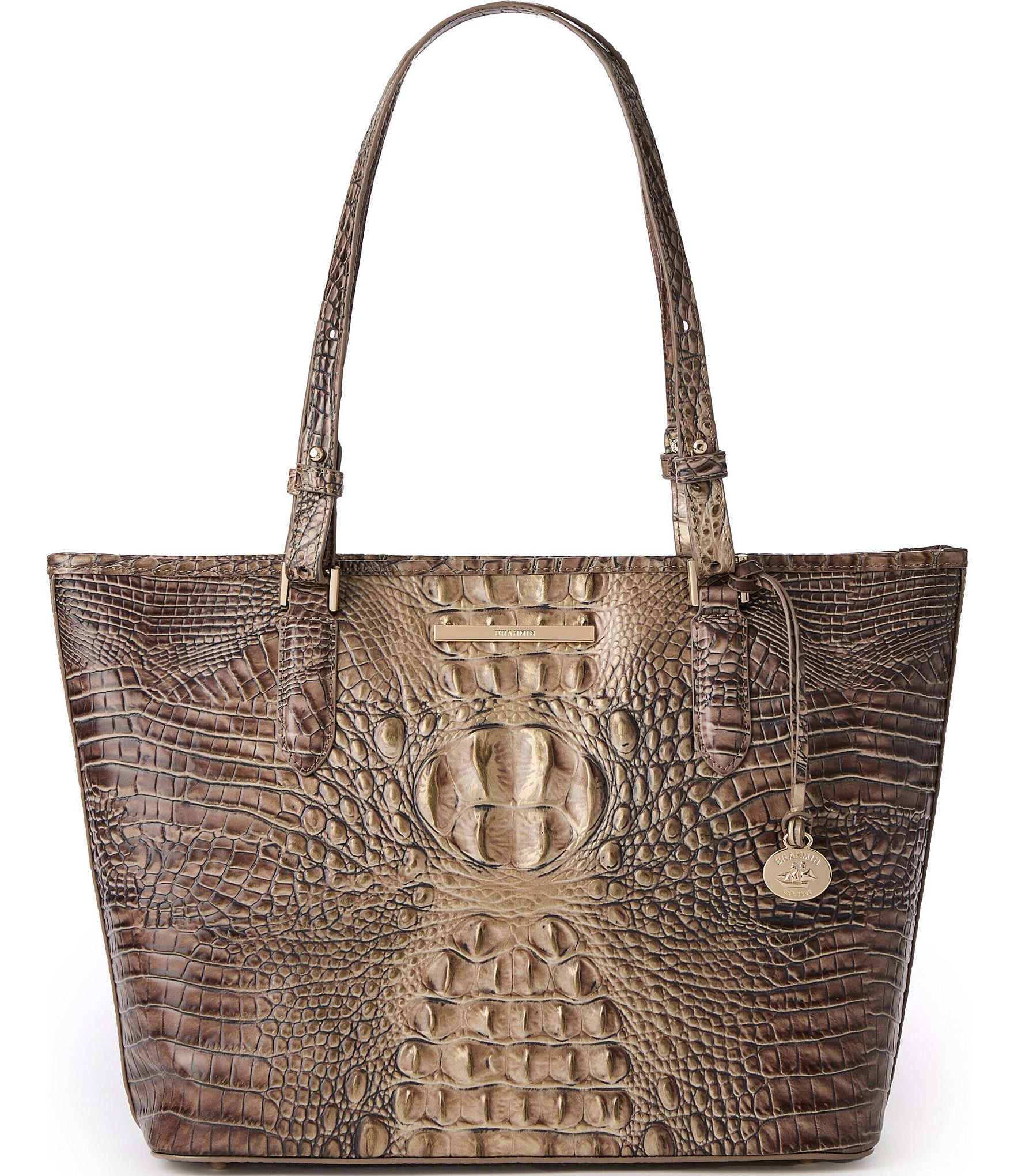 BRAHMIN Melbourne Collection Brindle Medium Asher Tote Bag The Shops at Willow Bend