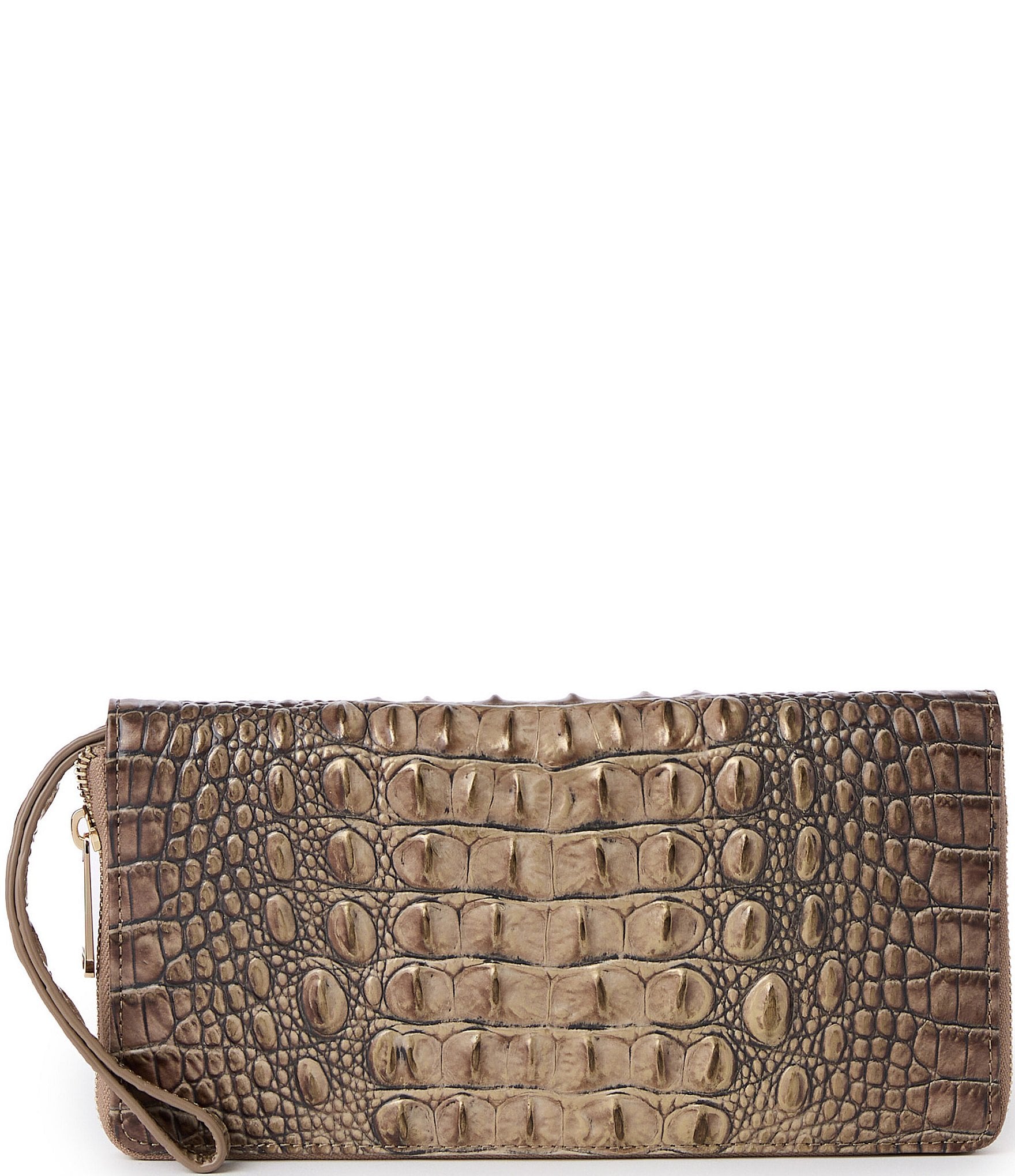 BRAHMIN Melbourne Collection Brindle Skyler Travel Wristlet