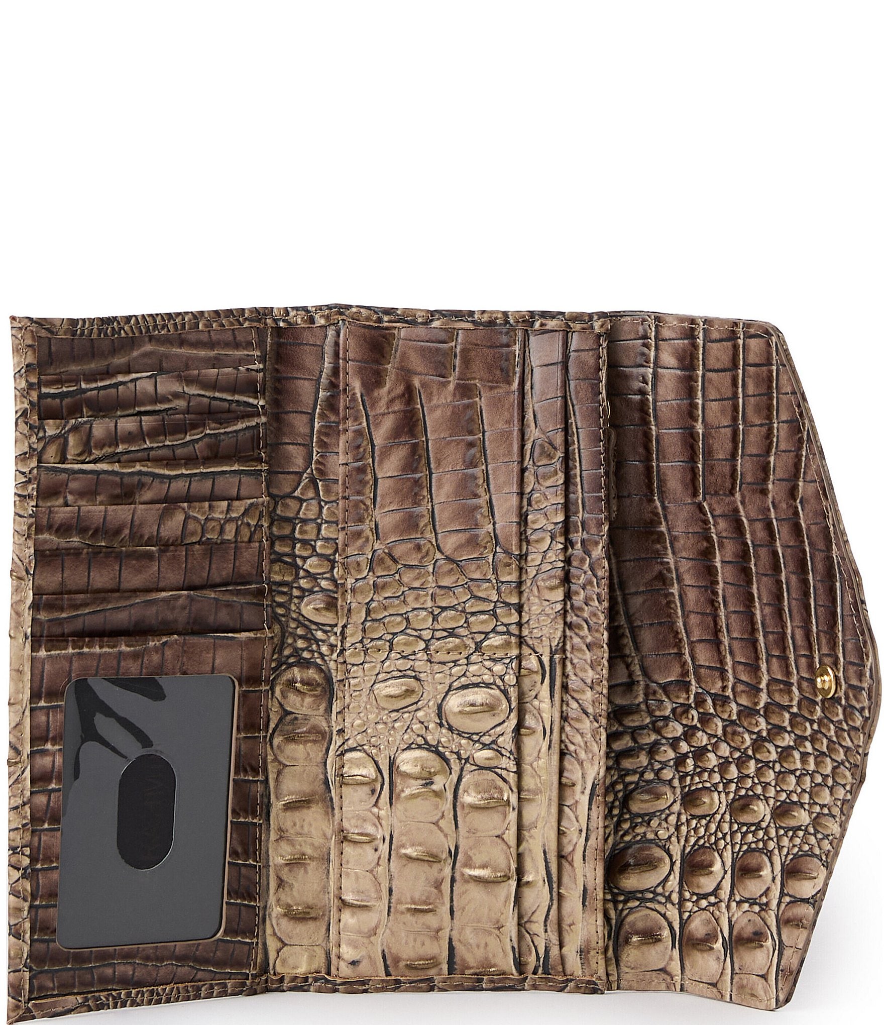 BRAHMIN Melbourne Collection Brindle Veronica Wallet