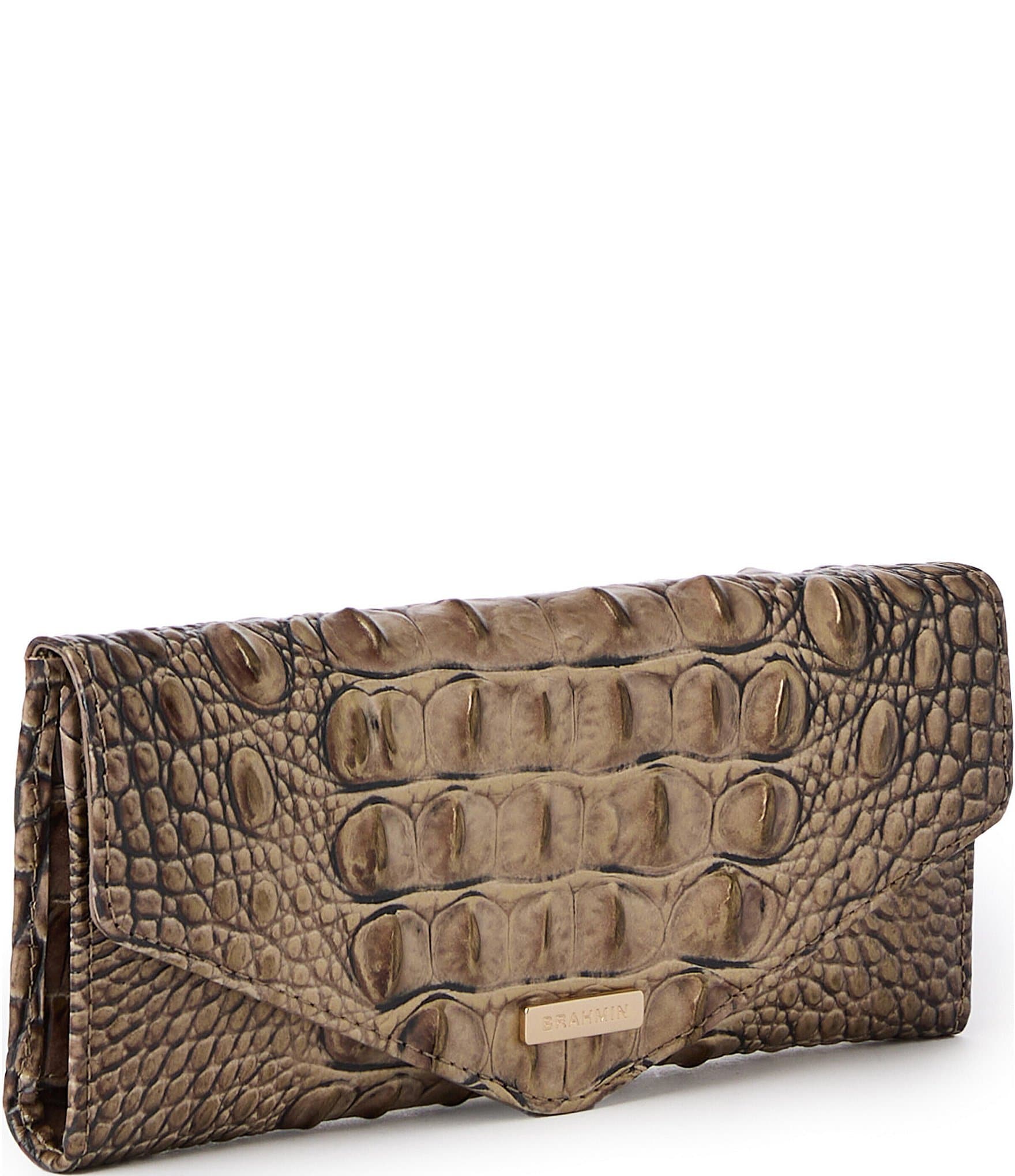 BRAHMIN Melbourne Collection Brindle Veronica Wallet