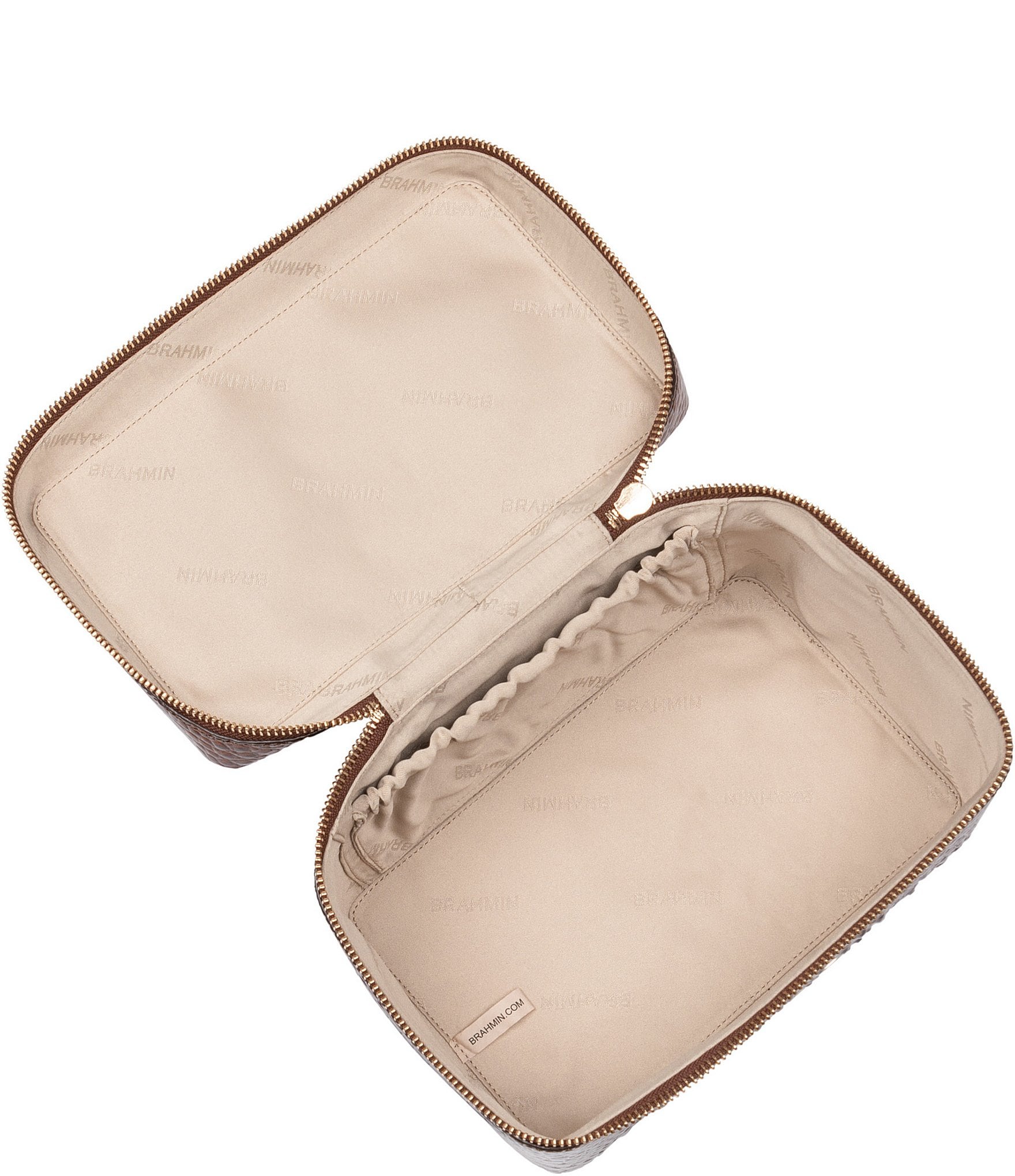 BRAHMIN Melbourne Collection Charmaine Travel Makeup Bag