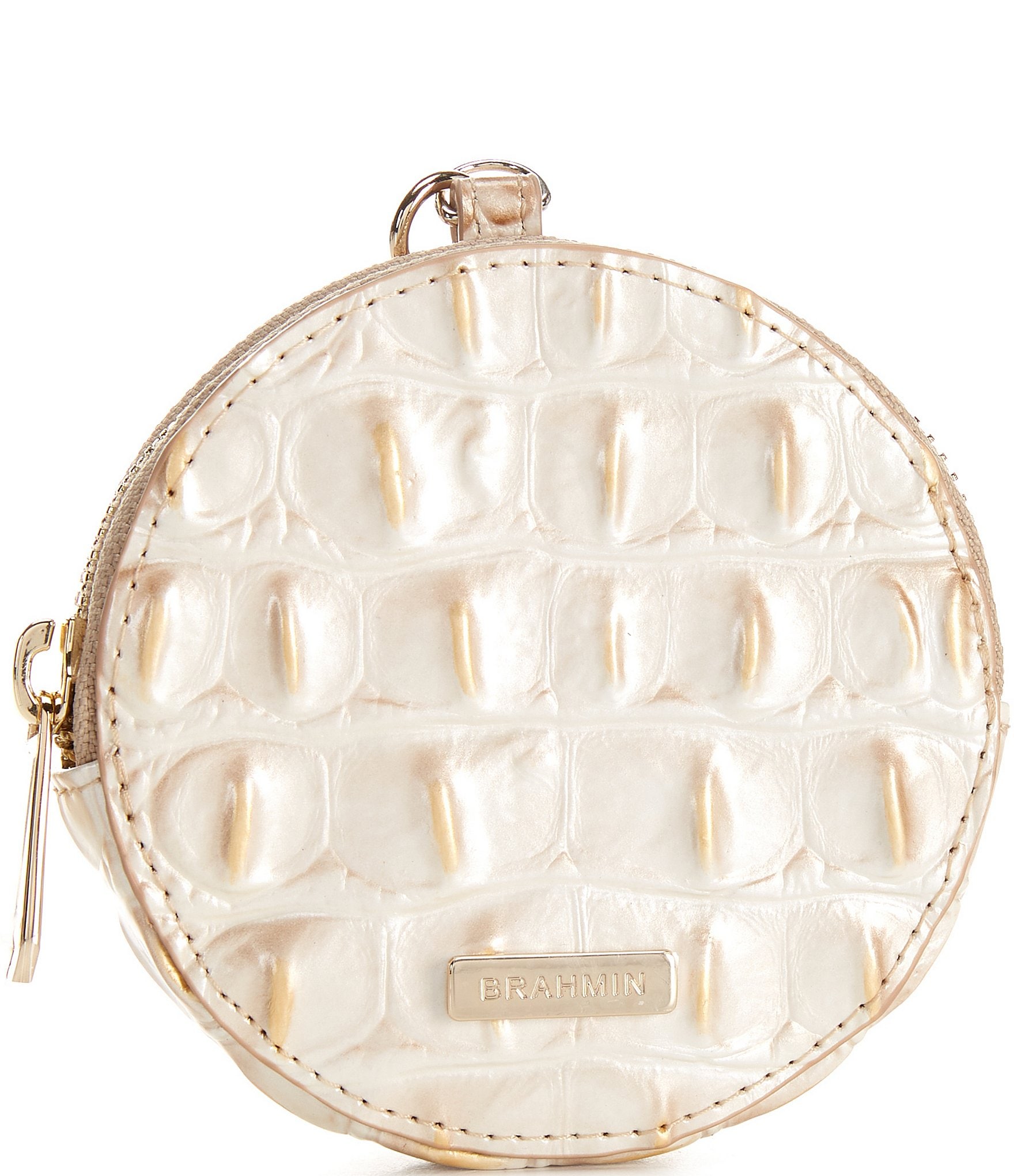 BRAHMIN Melbourne Collection Contour Circle Coin Purse