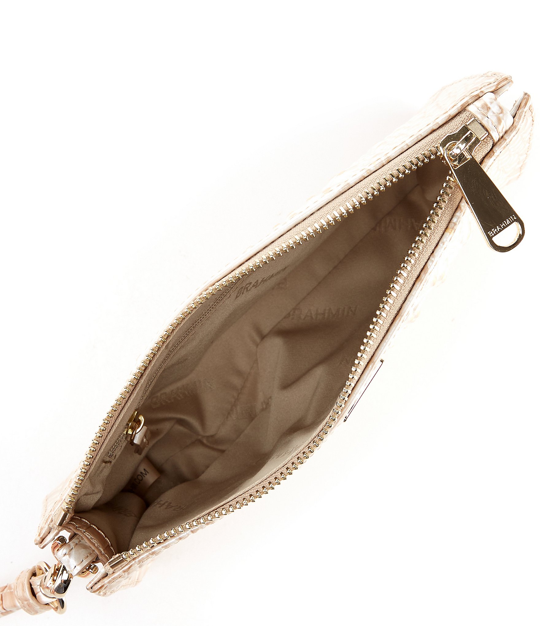 BRAHMIN Melbourne Collection Contour Daisy Wristlet