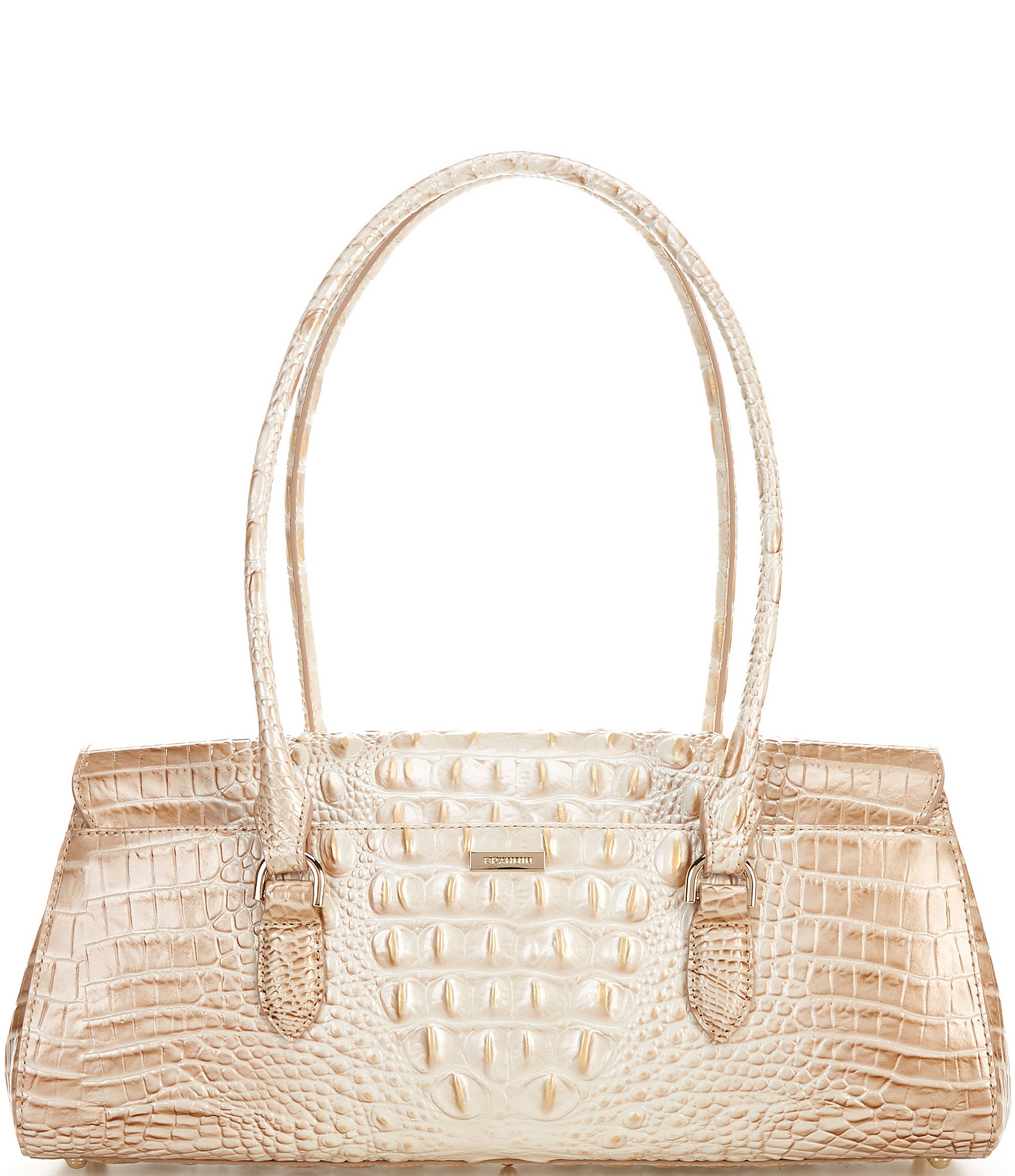 BRAHMIN Melbourne Collection Contour Dayan Satchel Bag