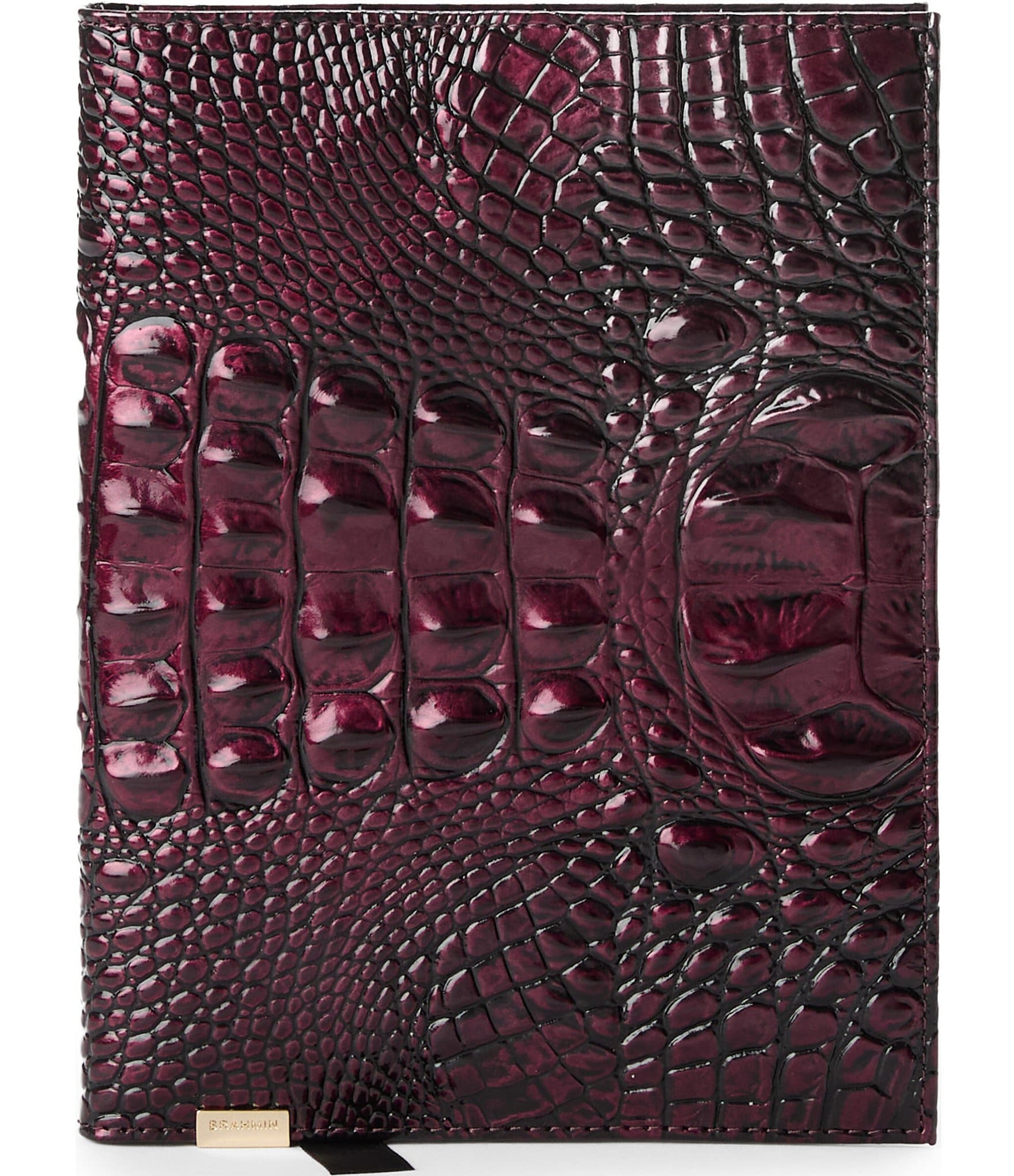 BRAHMIN Melbourne Collection Crocodile Embossed Leather Journal