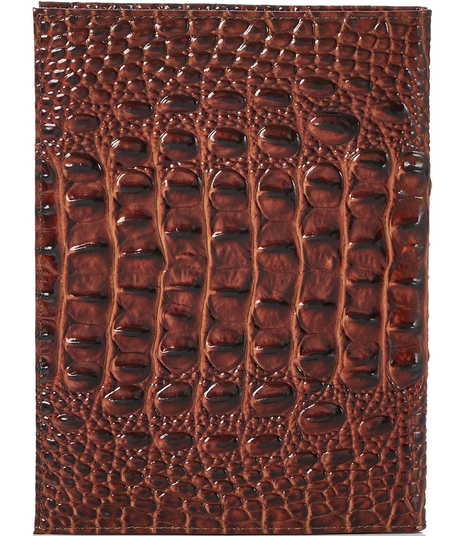 BRAHMIN Melbourne Collection Crocodile Embossed Leather Journal