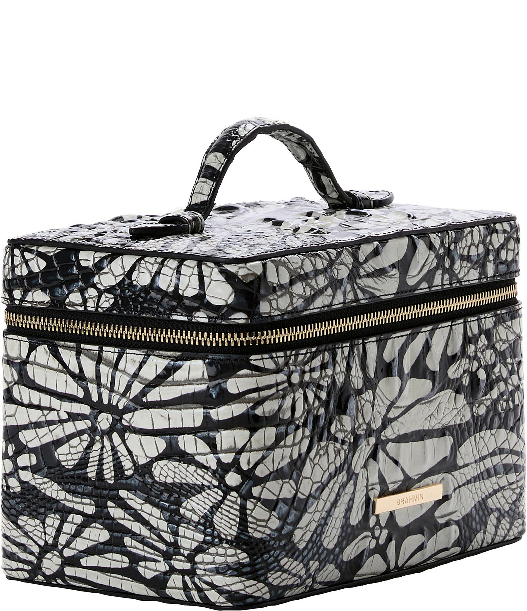 BRAHMIN Melbourne Collection Daisy Batik Charmaine Travel Makeup Bag