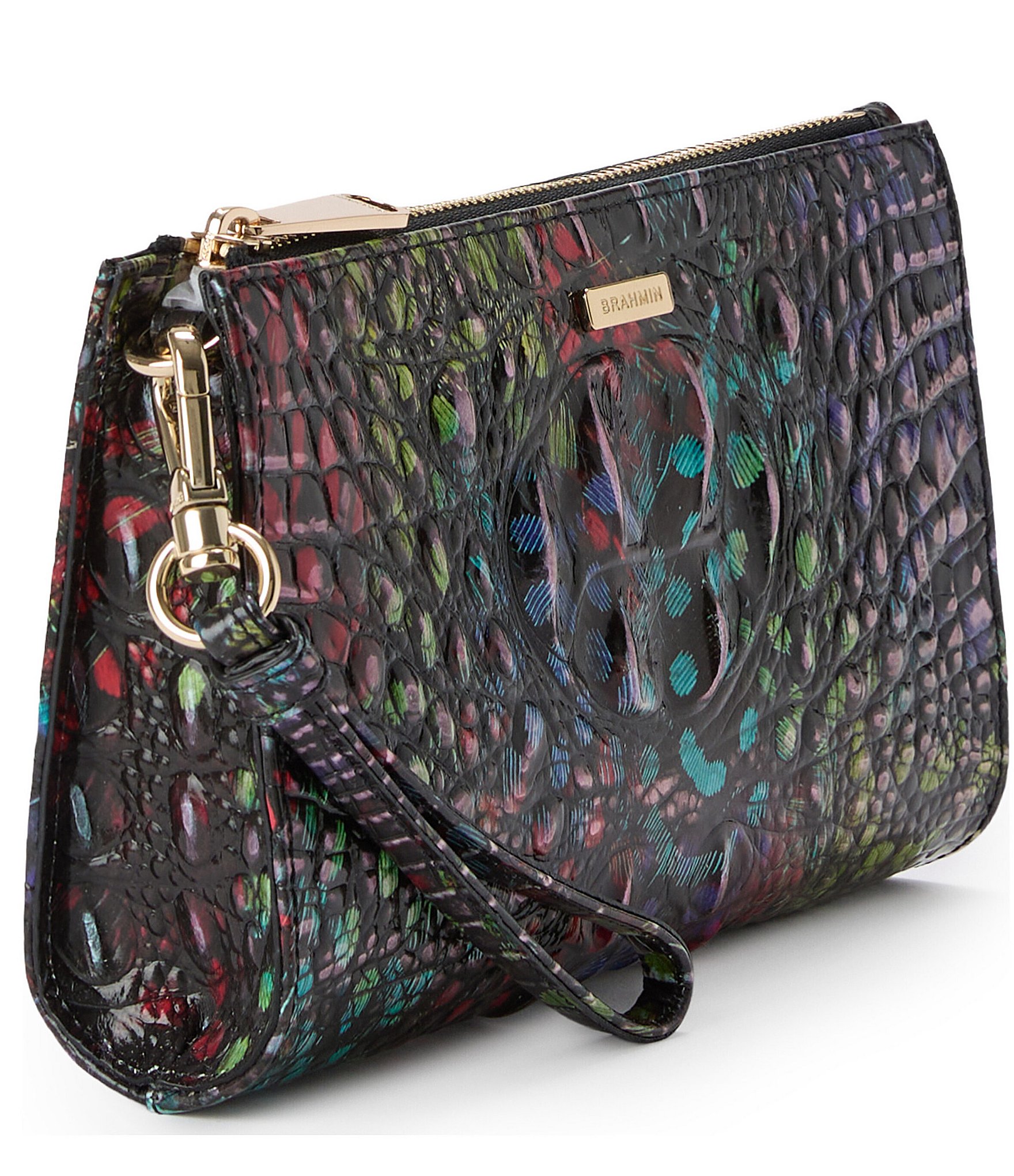 BRAHMIN Melbourne Collection Daisy Wristlet