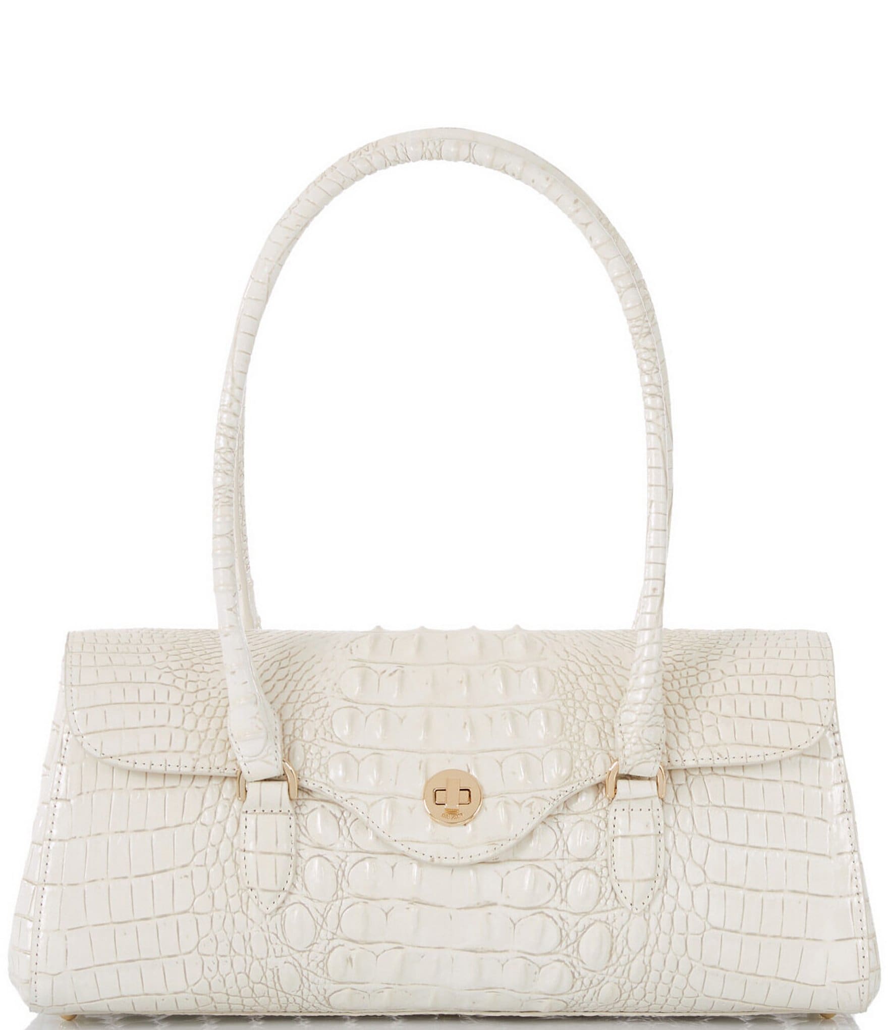 BRAHMIN Melbourne Collection Dayan Coconut Milk Satchel Bag | Dillard's