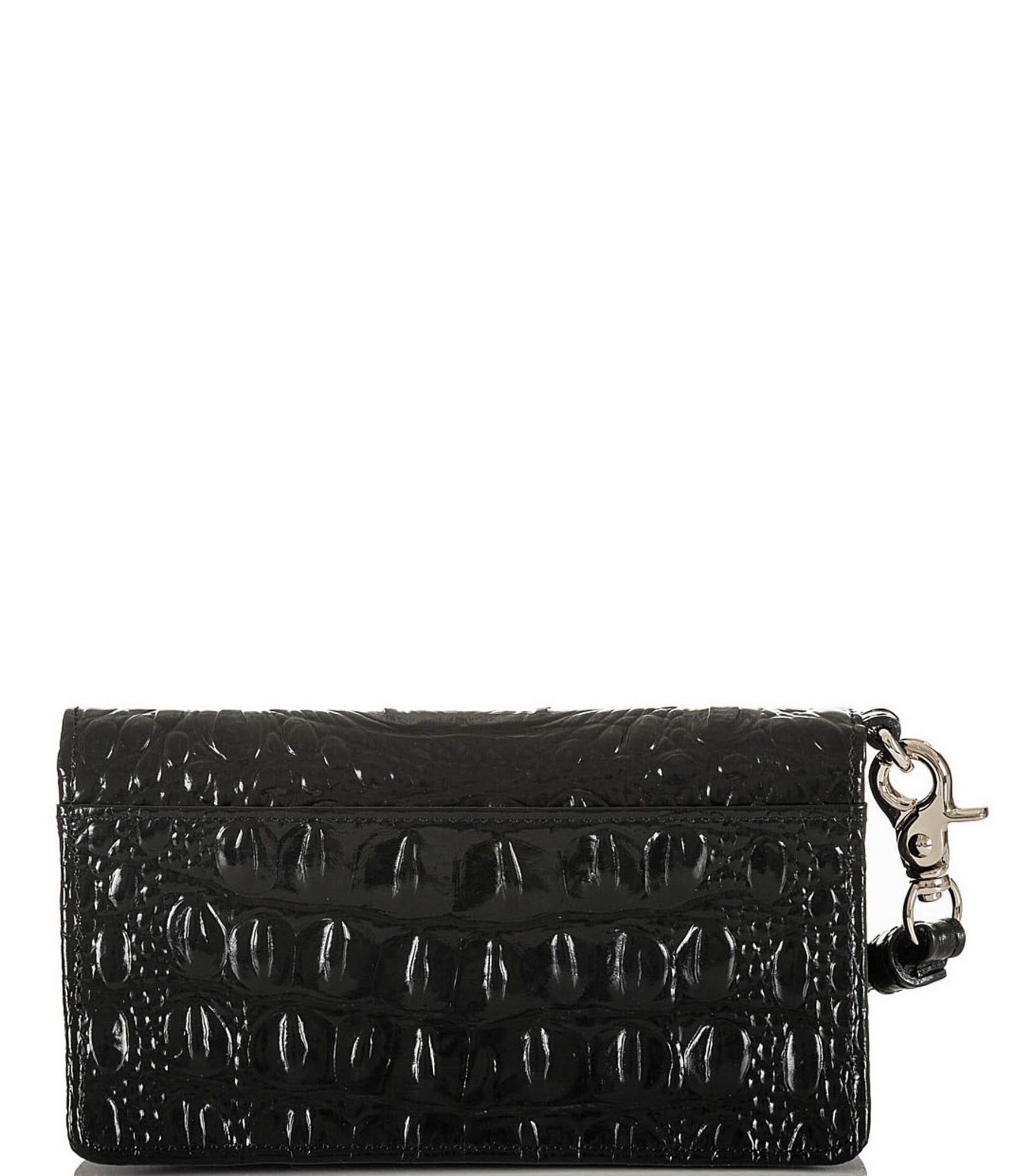 BRAHMIN Melbourne Collection Debra Crocodile-Embossed Wallet