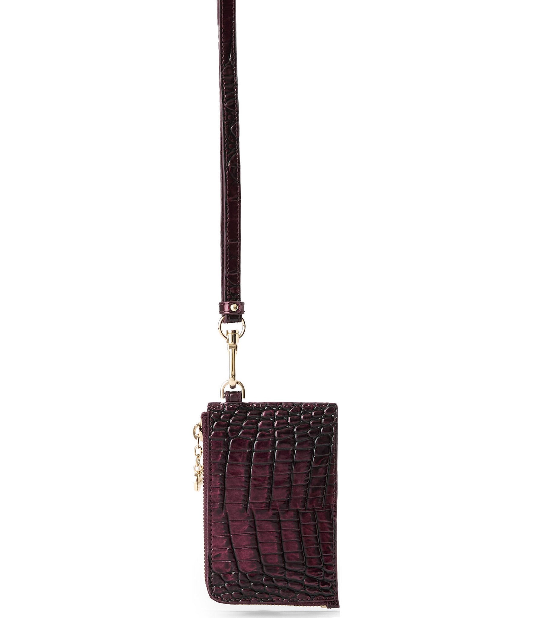 BRAHMIN Melbourne Collection Esther Oxblood Sling