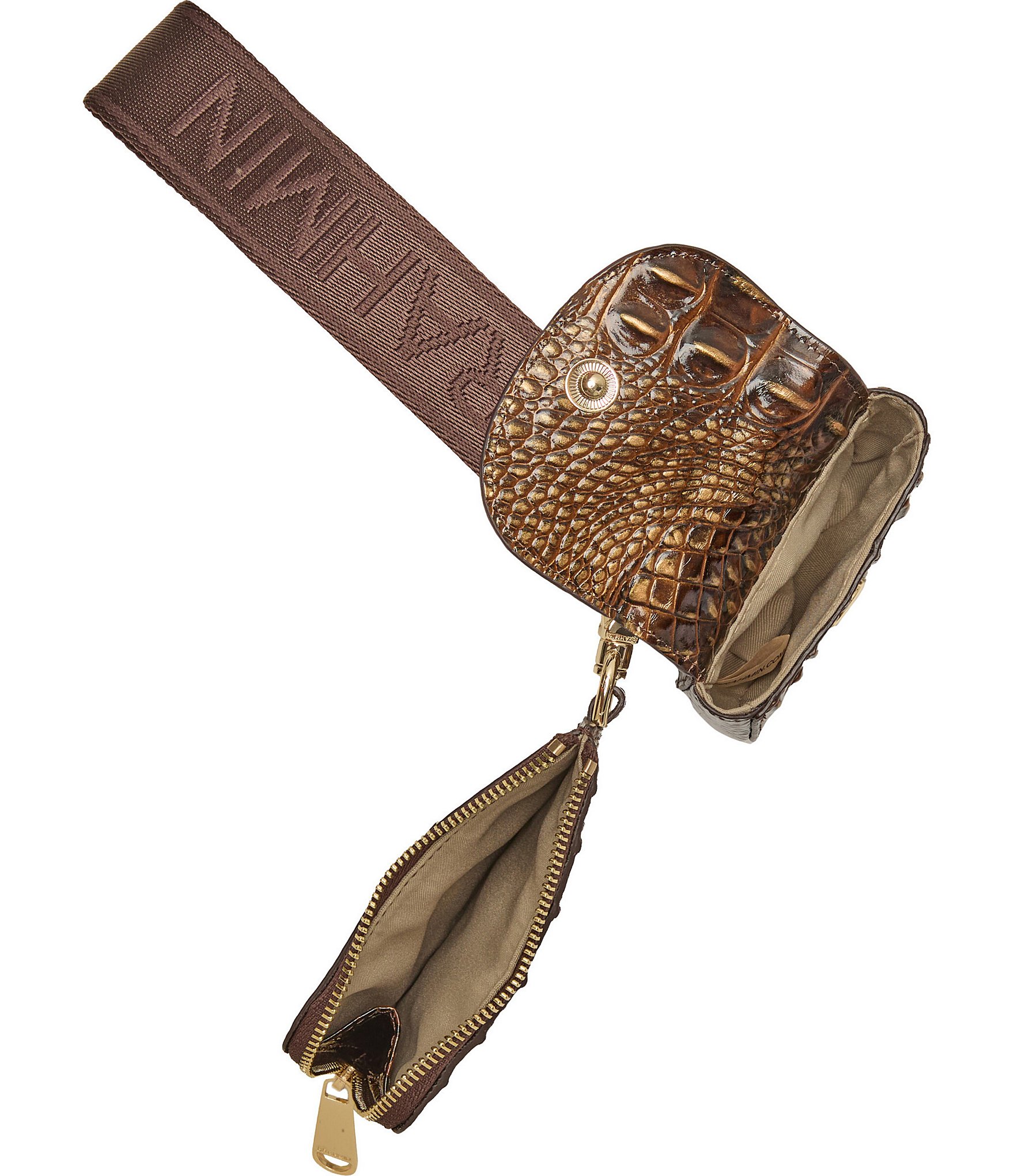 BRAHMIN Melbourne Collection Etta Keychain Pouch Wristlet