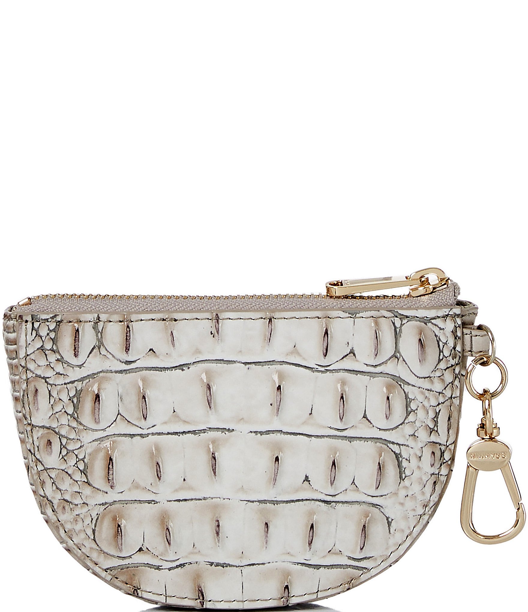 BRAHMIN Melbourne Collection Fairest Grey Britt Coin Holder