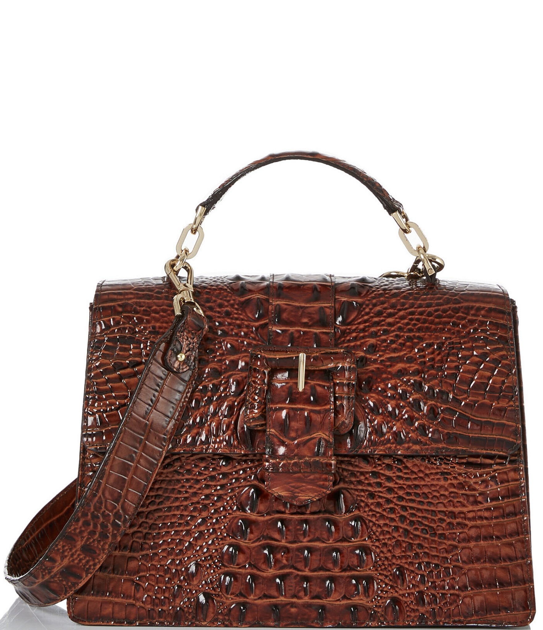 BRAHMIN Melbourne Collection Hallie Satchel Bag