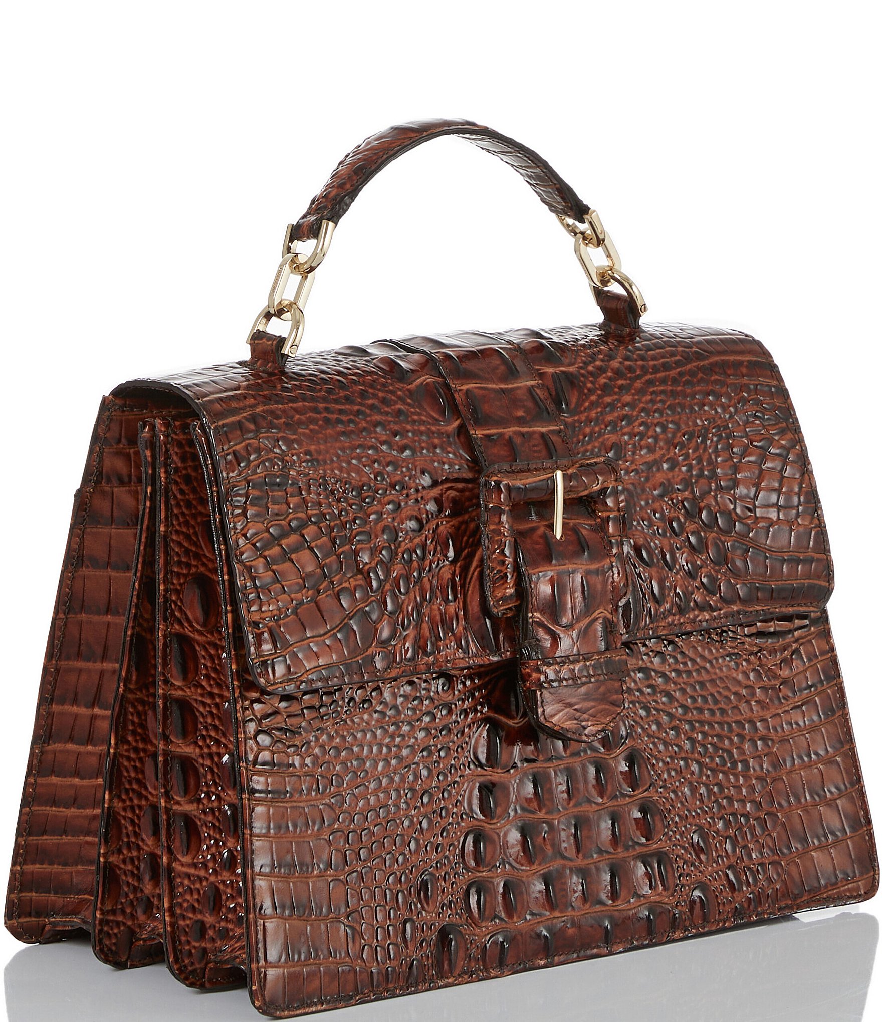 BRAHMIN Melbourne Collection Hallie Satchel Bag