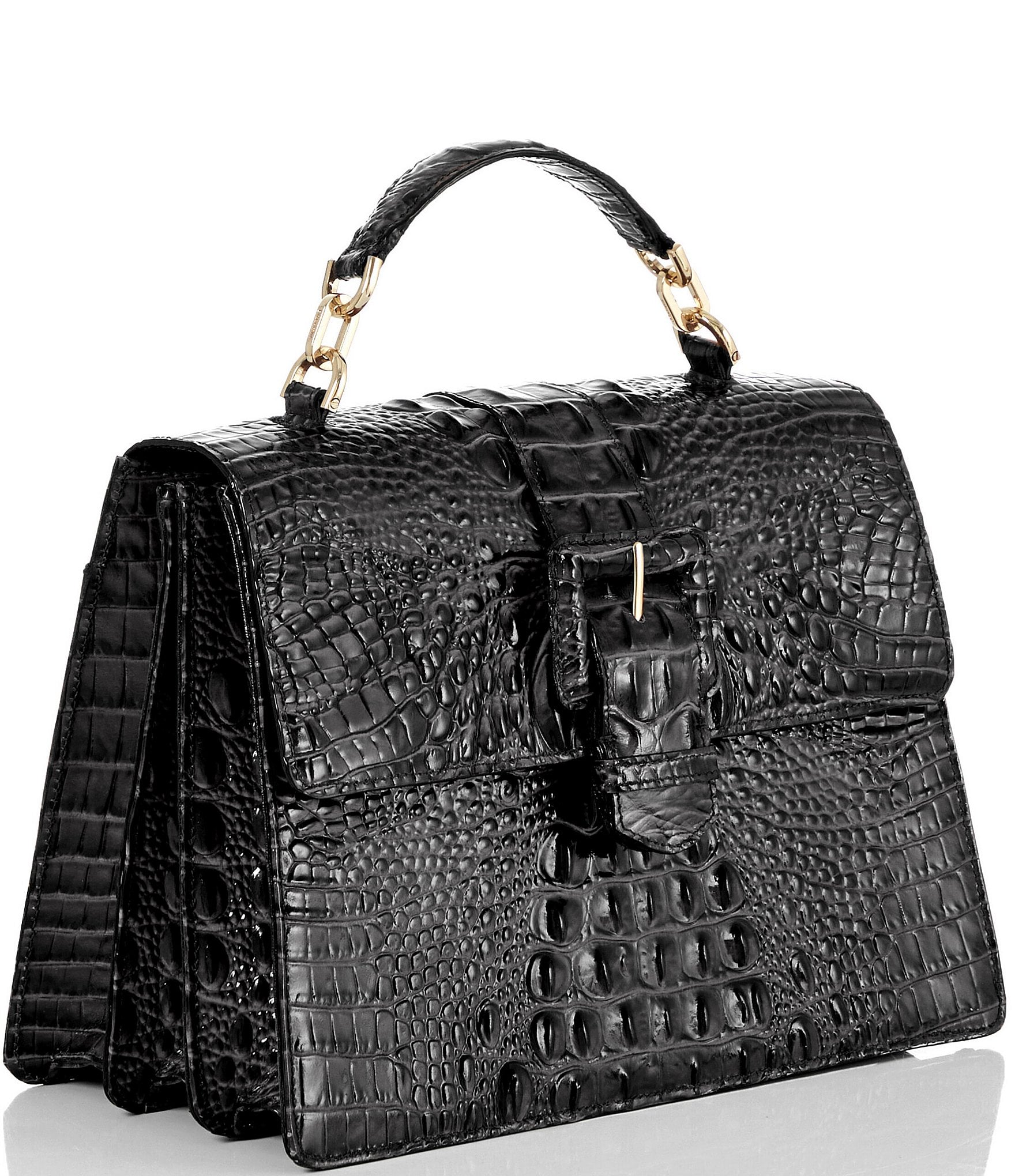 BRAHMIN Melbourne Collection Hallie Satchel Bag