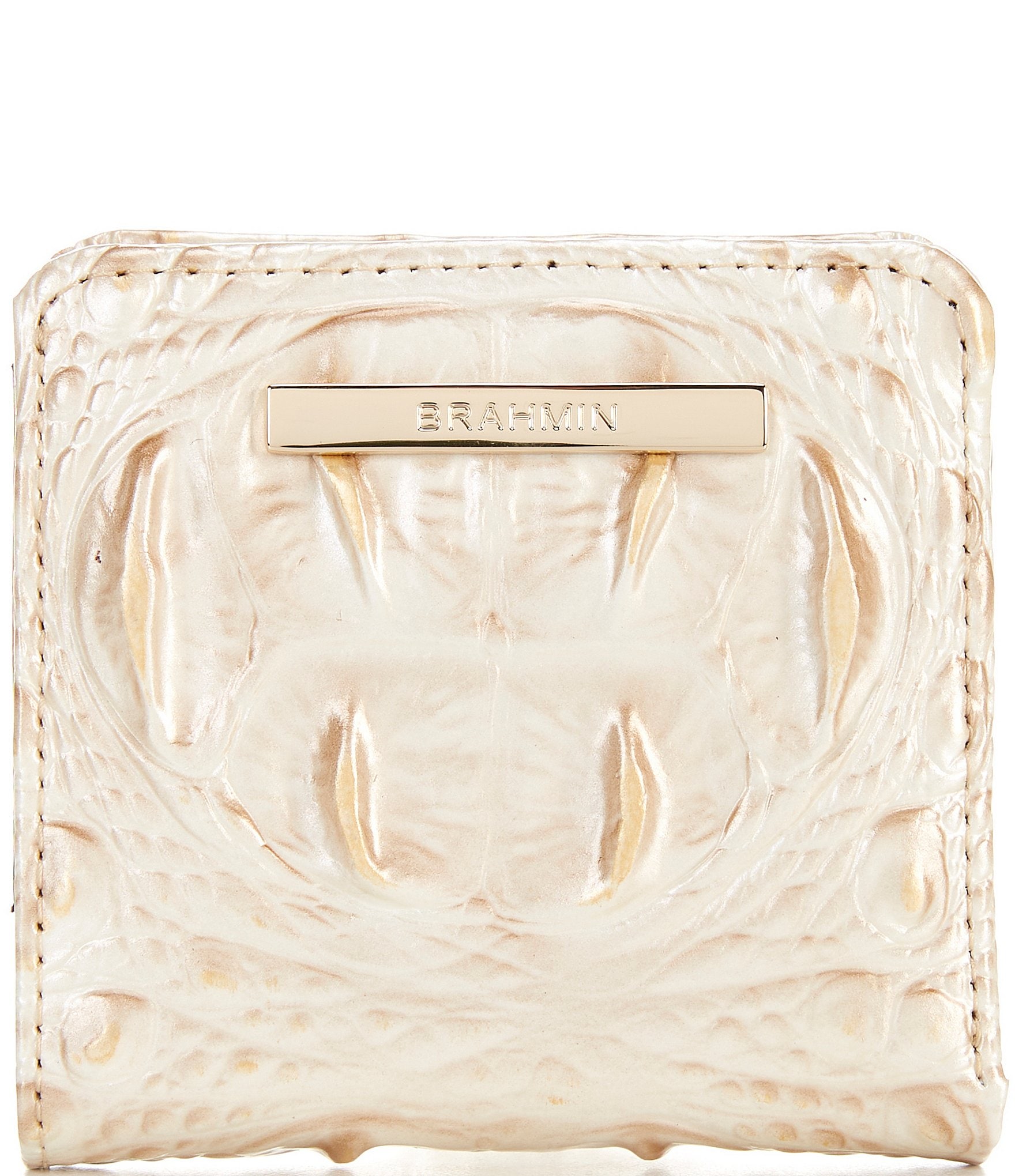 Brahmin Jane Melbourne Embossed Leather Wallet Contour