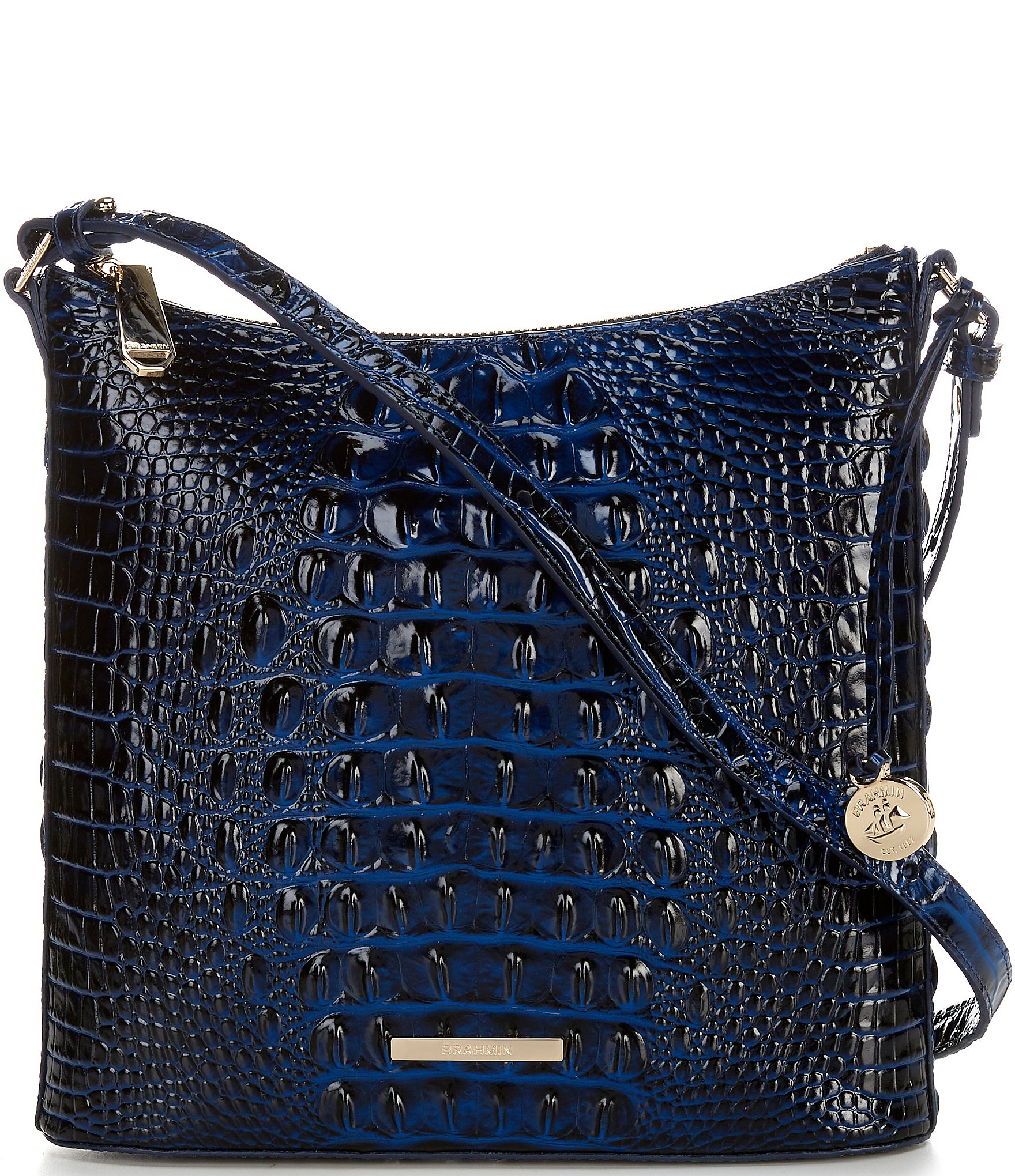 Brahmin Katie Melbourne Embossed Leather Crossbody In Untamed | ModeSens
