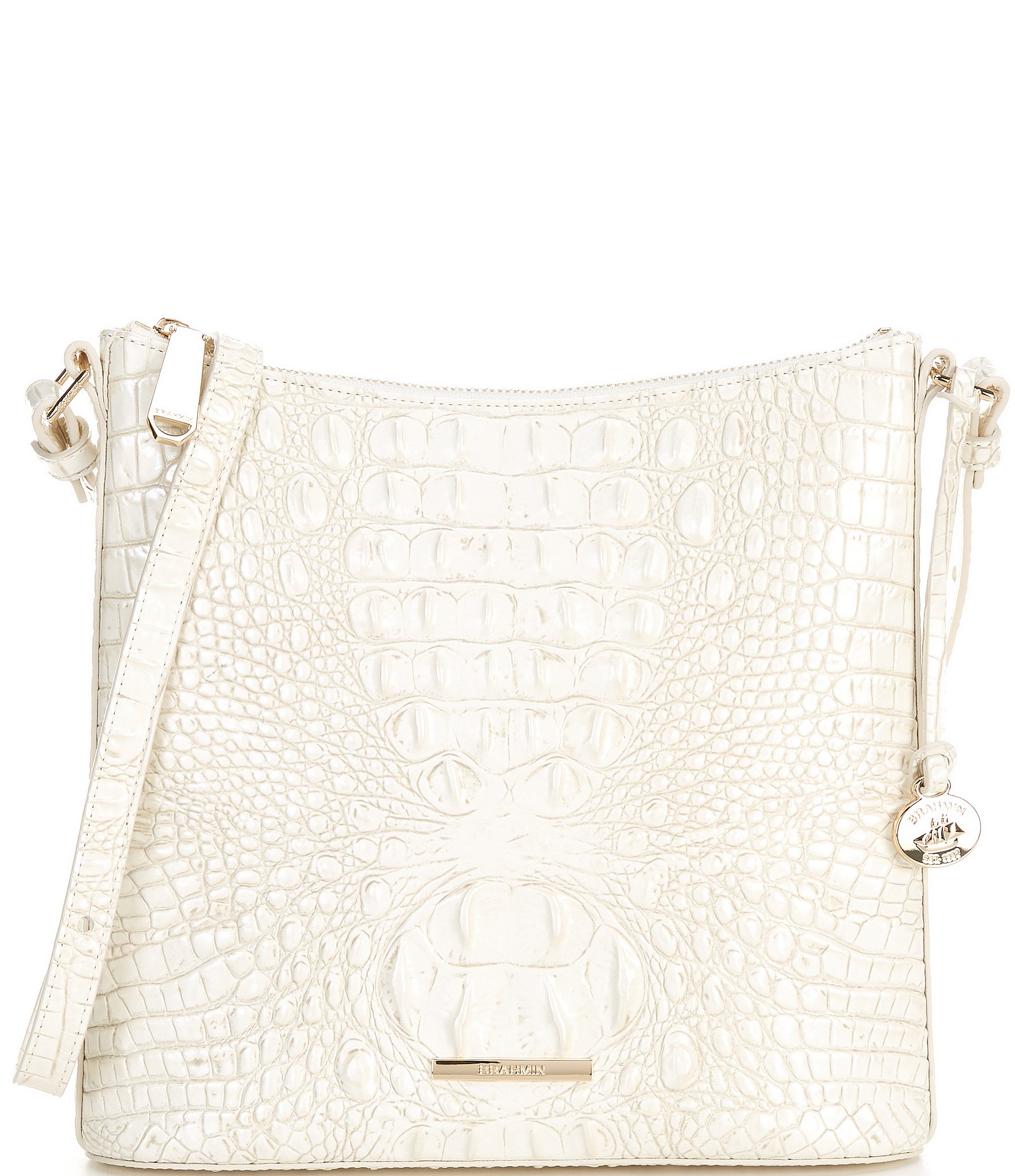 Brahmin sales white crossbody