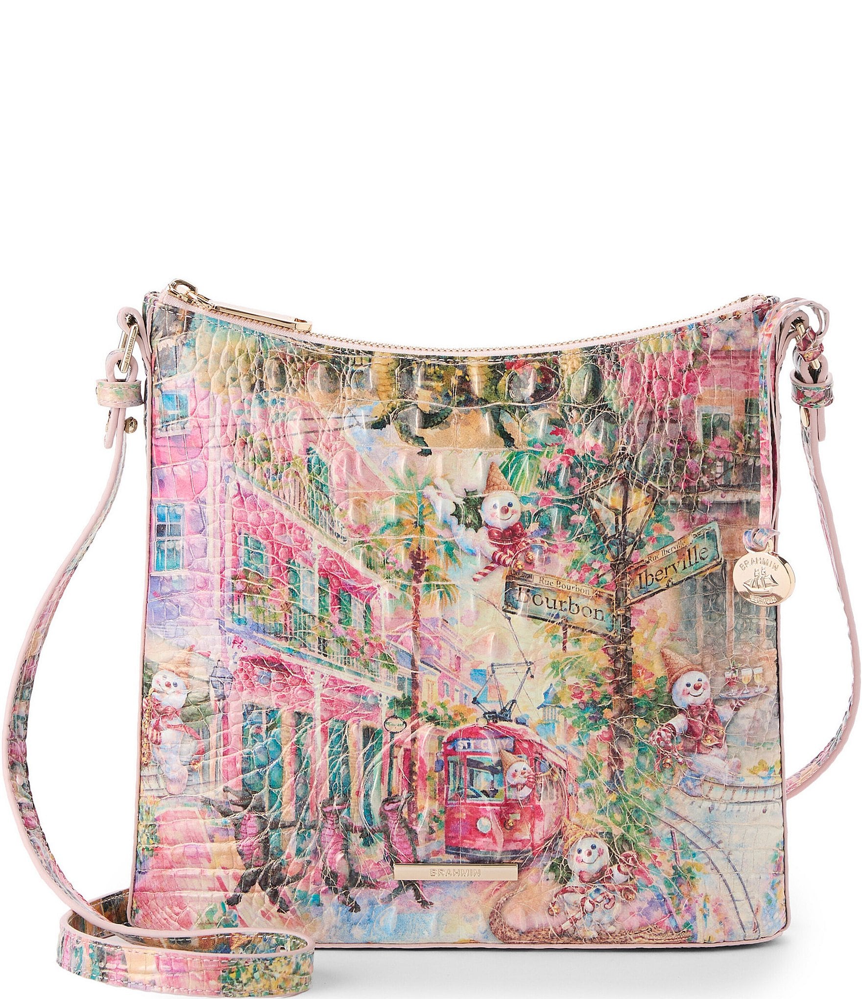 BRAHMIN Melbourne Collection Katie Mr. Bingle Crossbody Bag