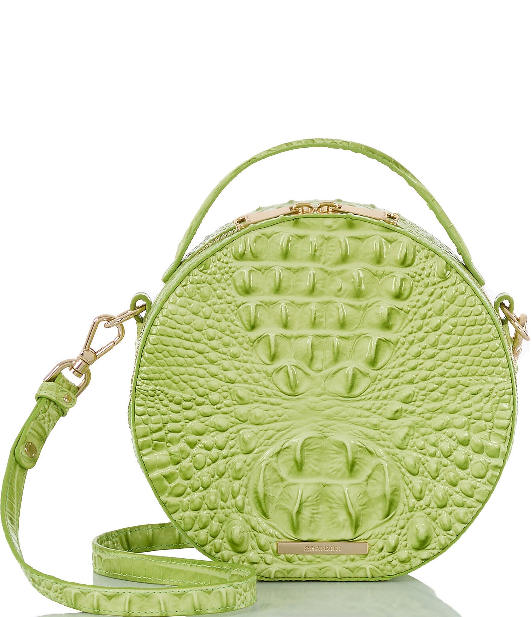 green brahmin crossbody