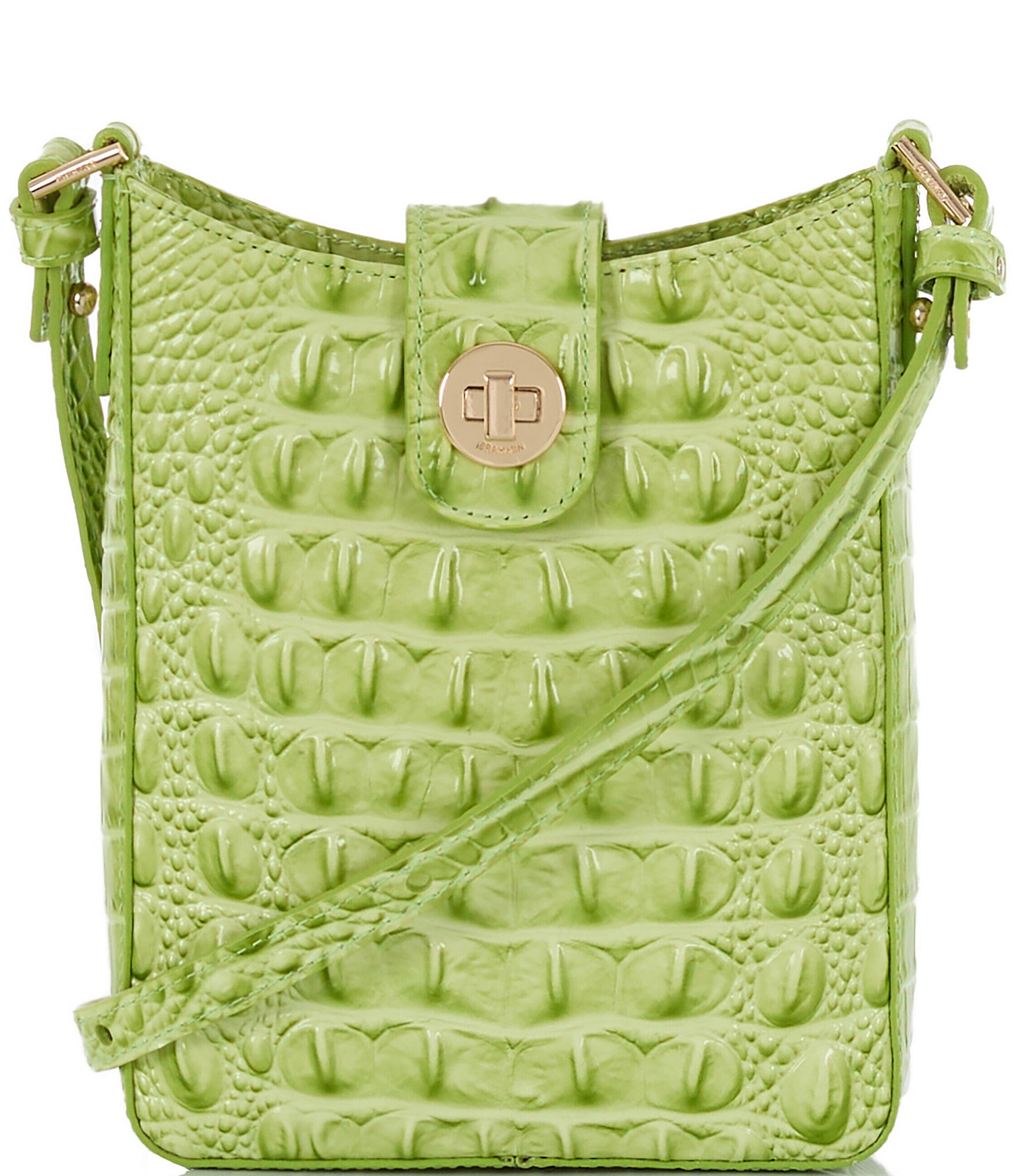 green brahmin crossbody