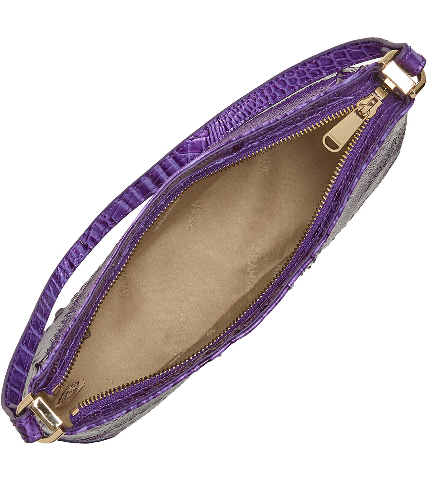 BRAHMIN Melbourne Collection Lilibeth Cosmic Purple Shoulder Bag