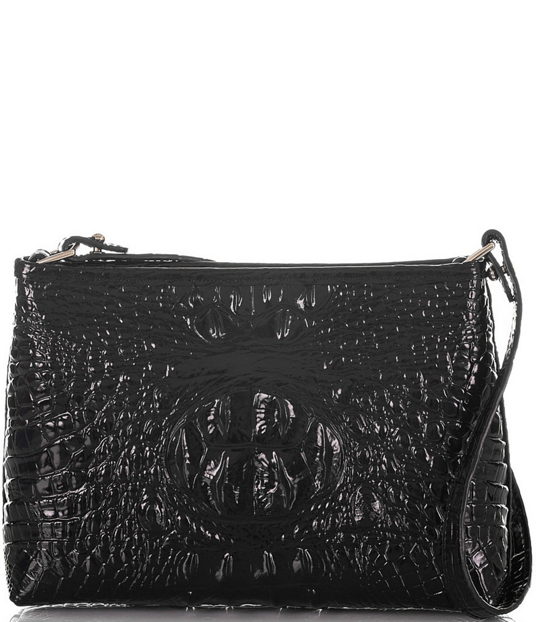 BRAHMIN Melbourne Collection Lorelei Crocodile-Embossed Shoulder Bag