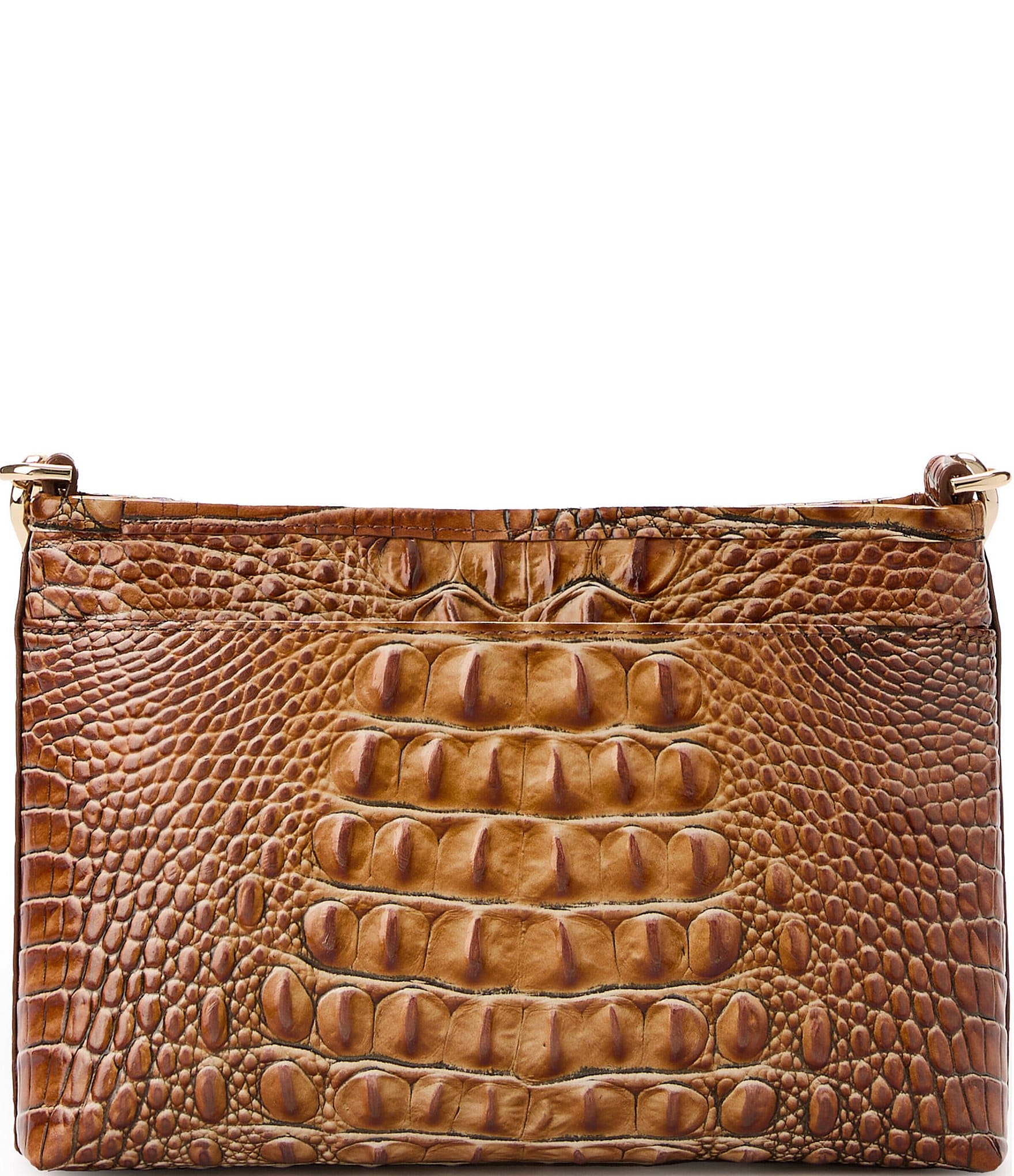 BRAHMIN Melbourne Collection Luggage Brown Vida Crossbody Bag