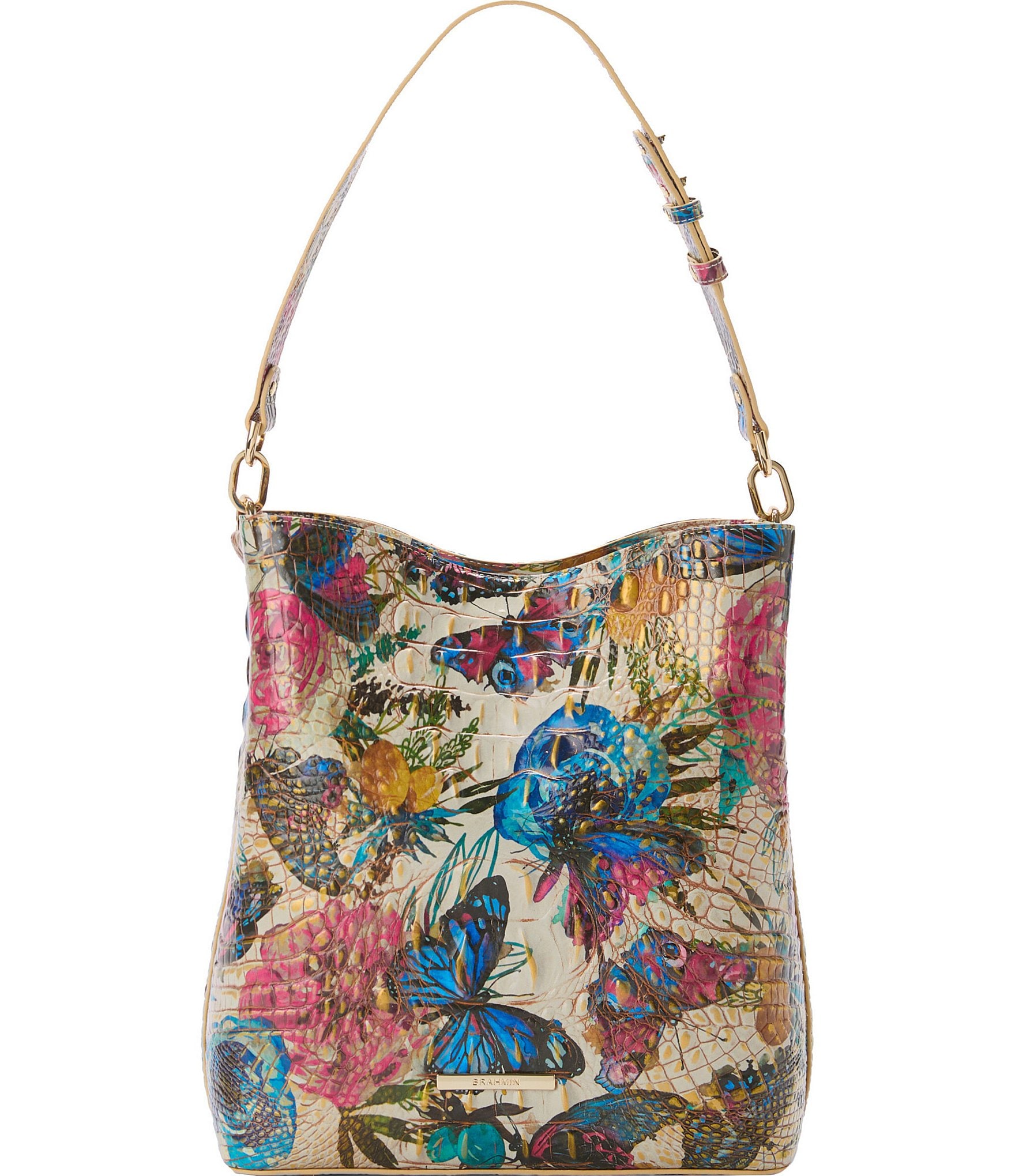 BRAHMIN Melbourne Collection Mariposa Celina Bucket Bag