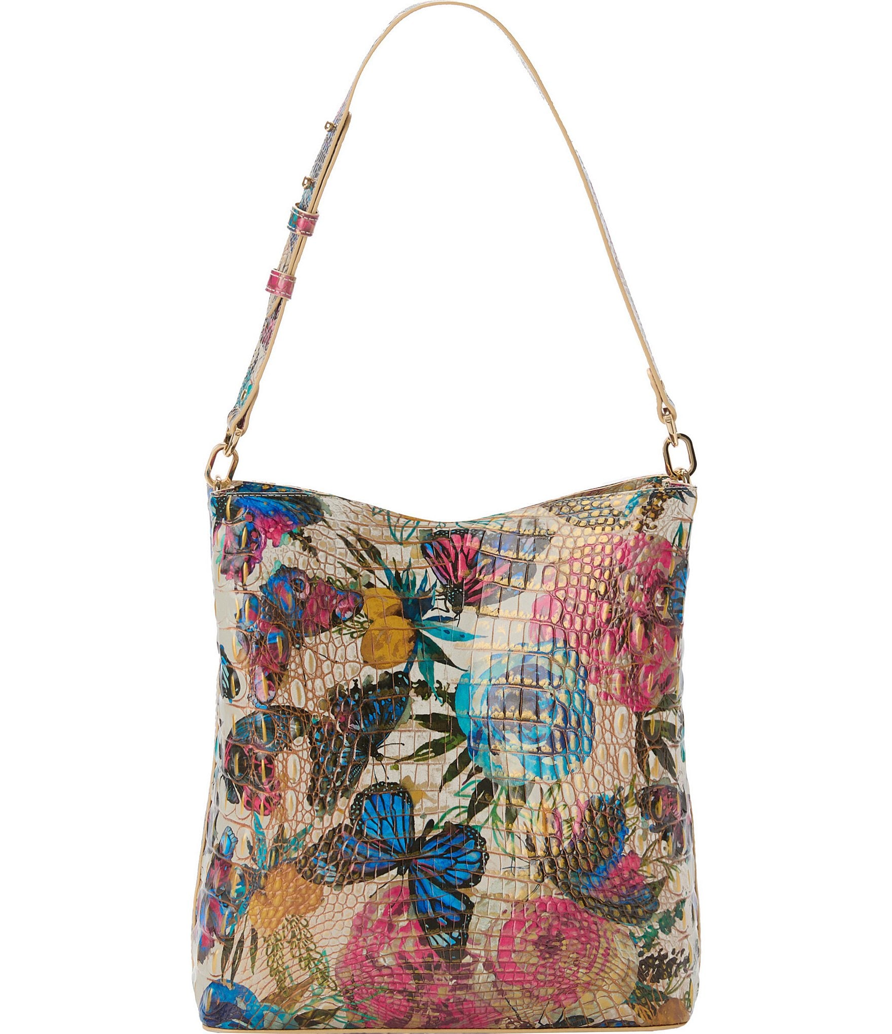 BRAHMIN Melbourne Collection Mariposa Celina Bucket Bag