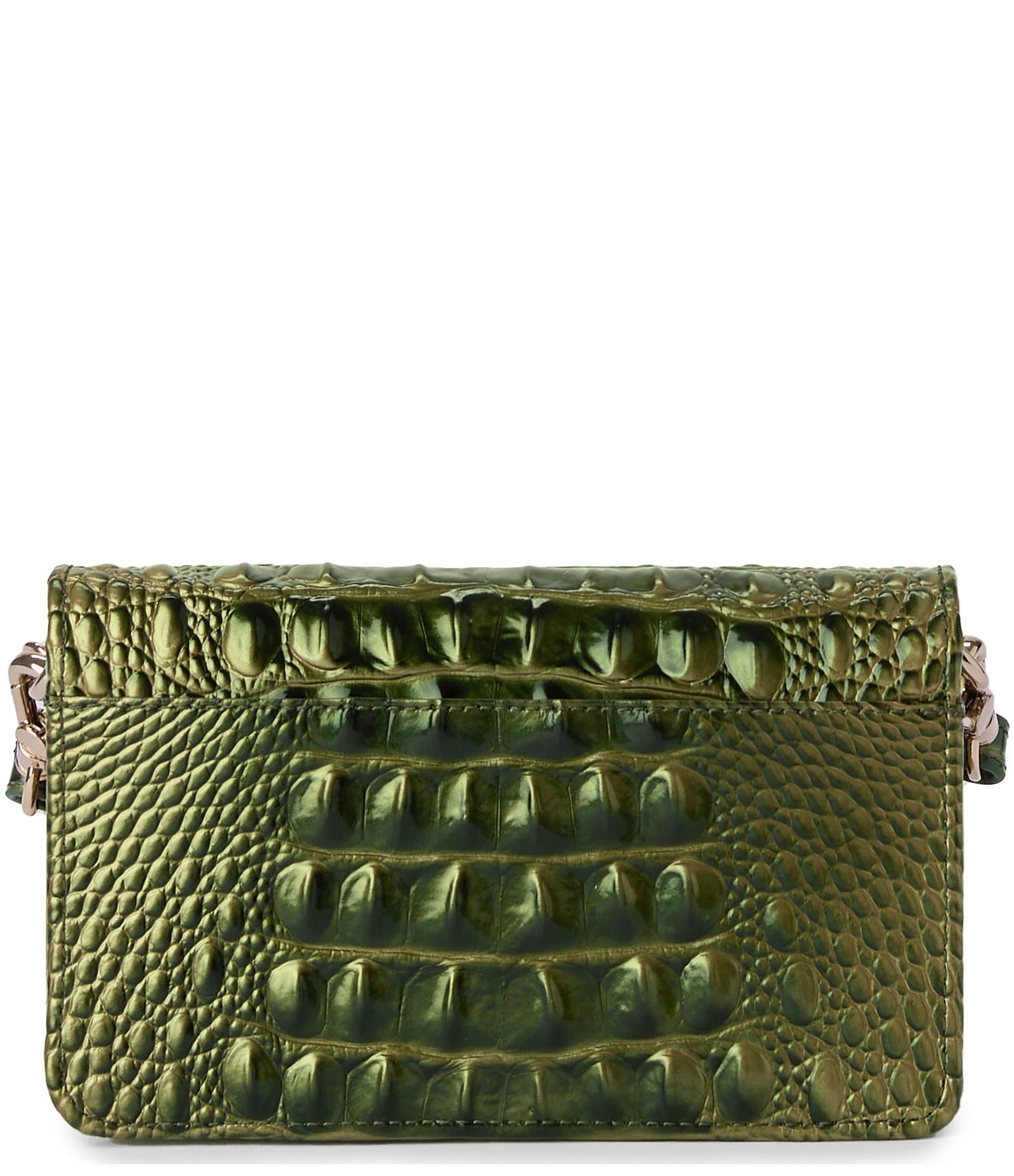 BRAHMIN Melbourne Collection Matcha Green Minuette Crossbody Bag