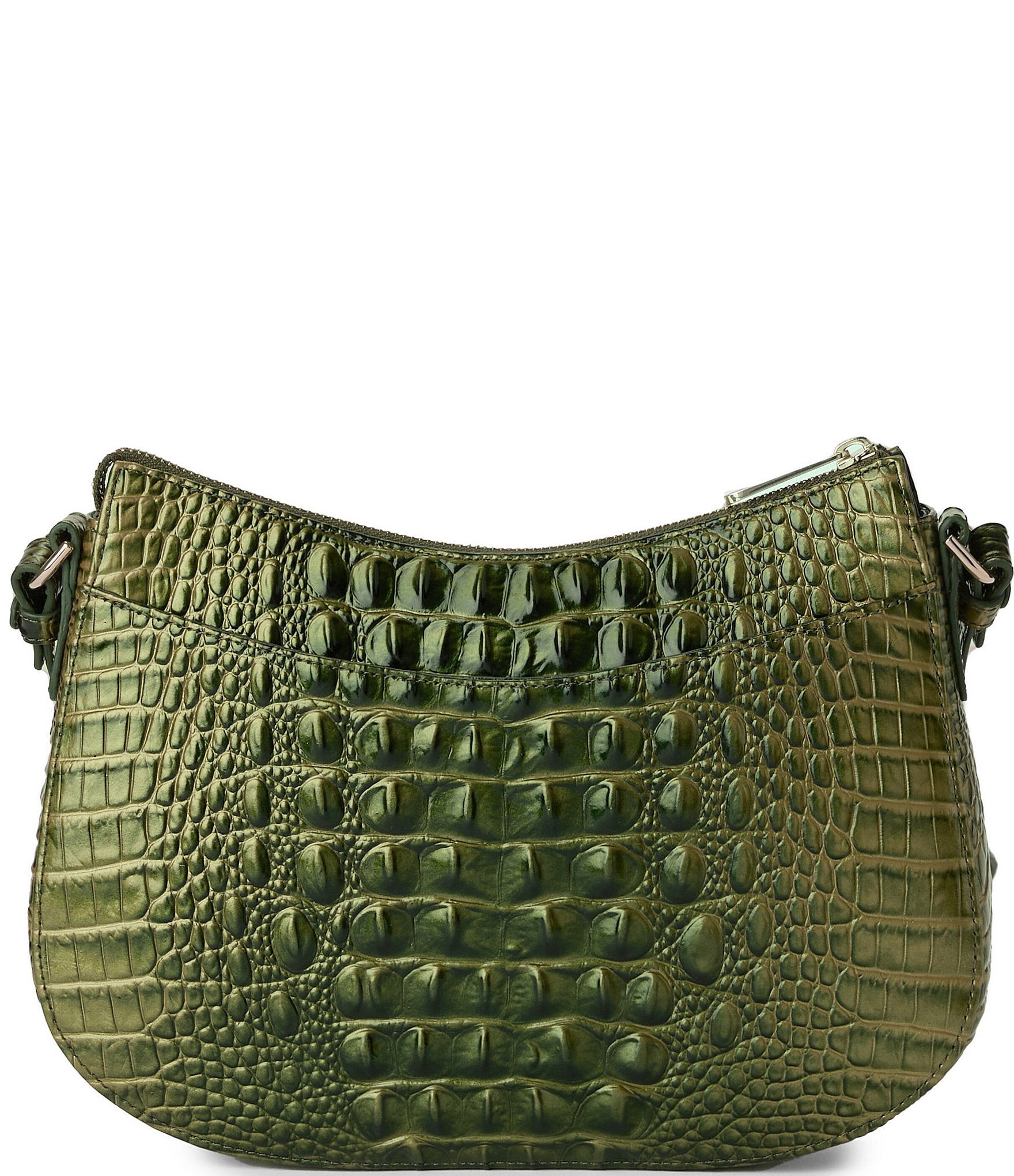 BRAHMIN Melbourne Collection Matcha Green Shayna Crossbody Bag