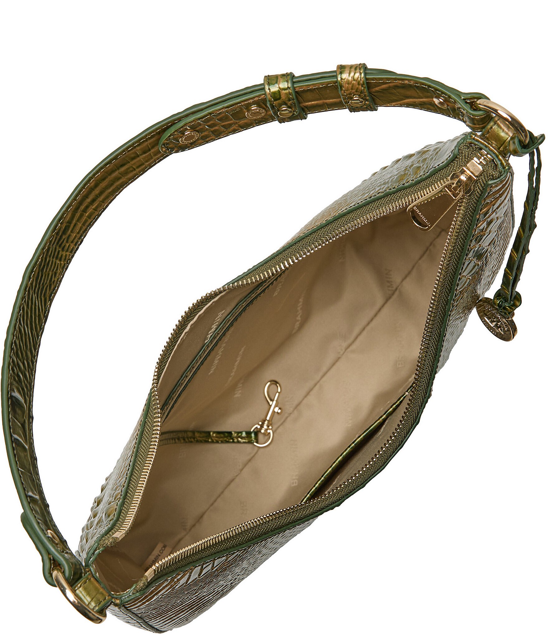 BRAHMIN Melbourne Collection Matcha Green Tabitha Shoulder Bag