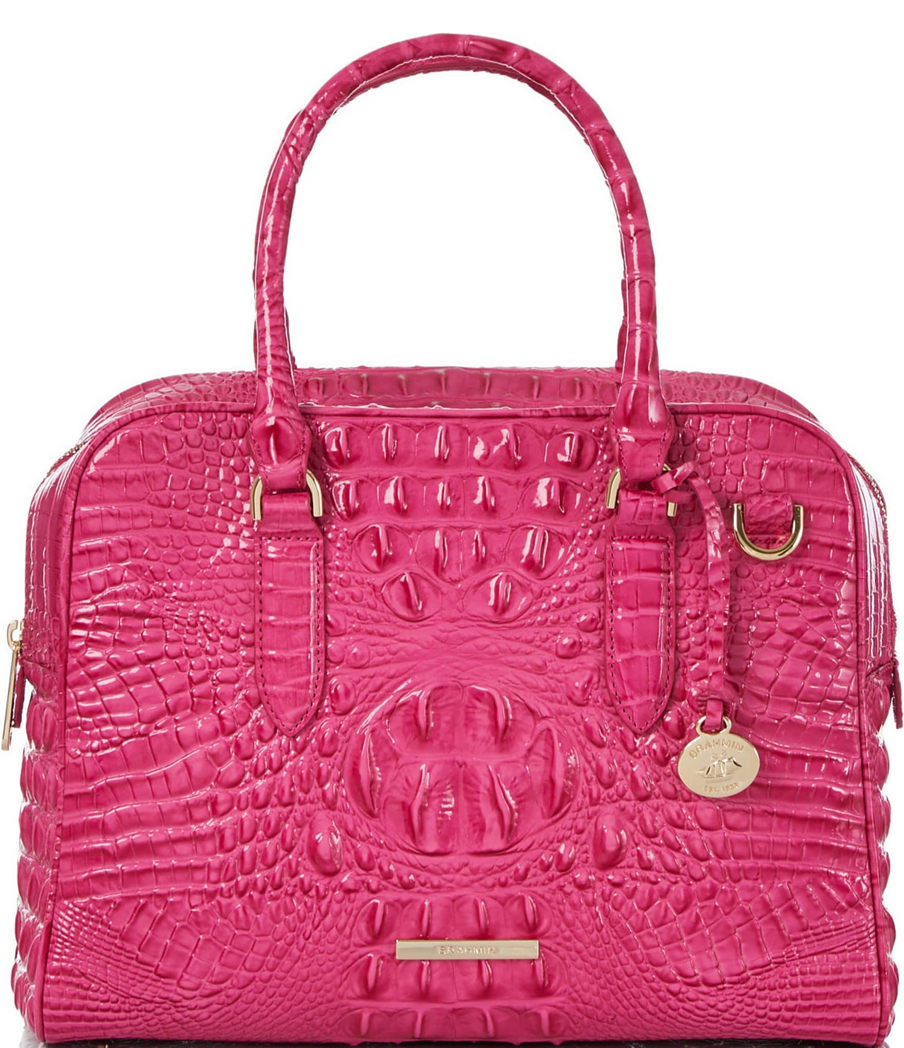 Stylish Brahmin Mini Hot Pink Shoulder Bag