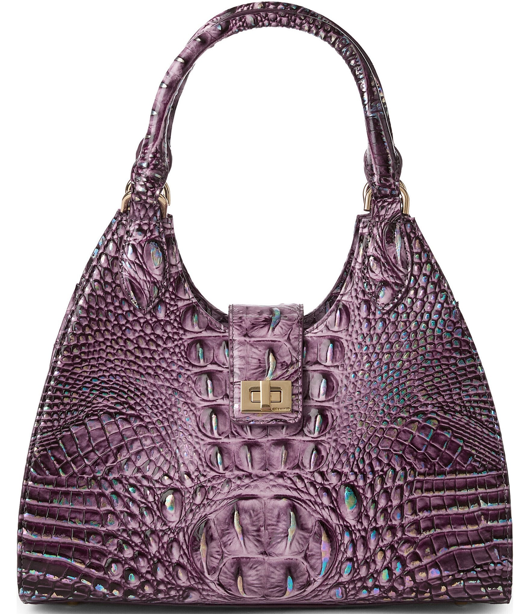 Purple brahmin bag on sale