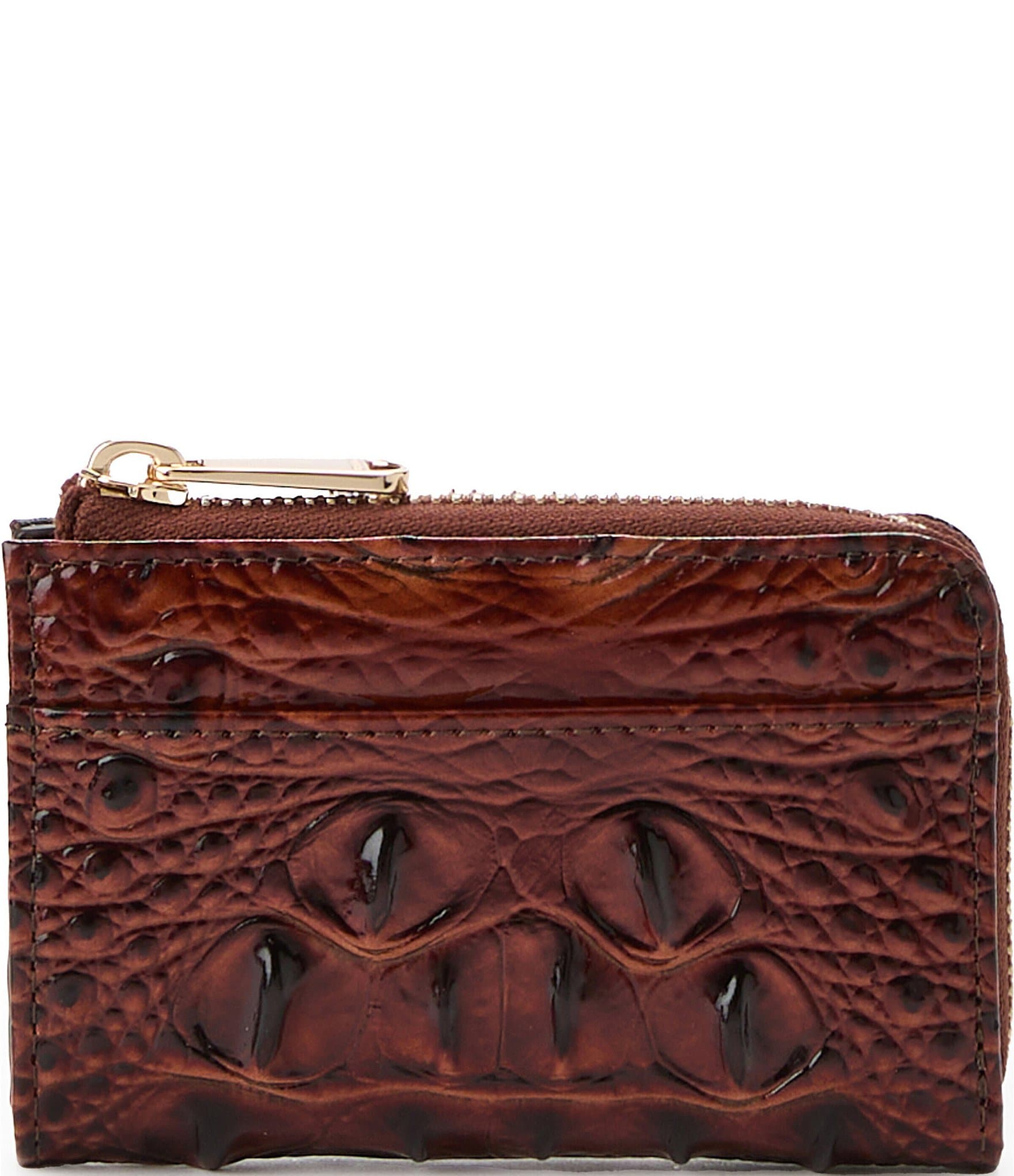 BRAHMIN Melbourne Collection Peca Brown Anita Wallet