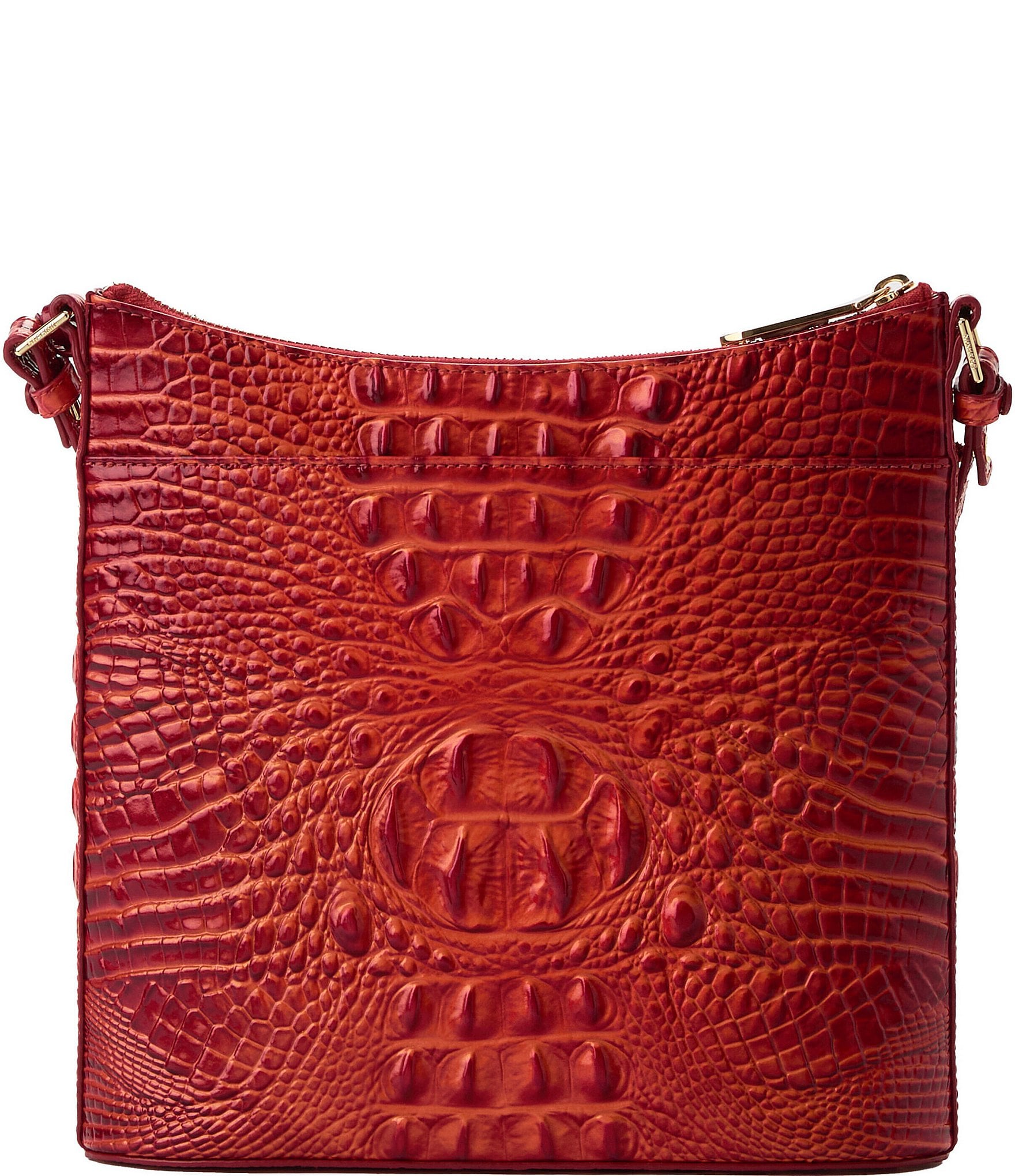 BRAHMIN Melbourne Collection Radiant Red Katie Crossbody Bag