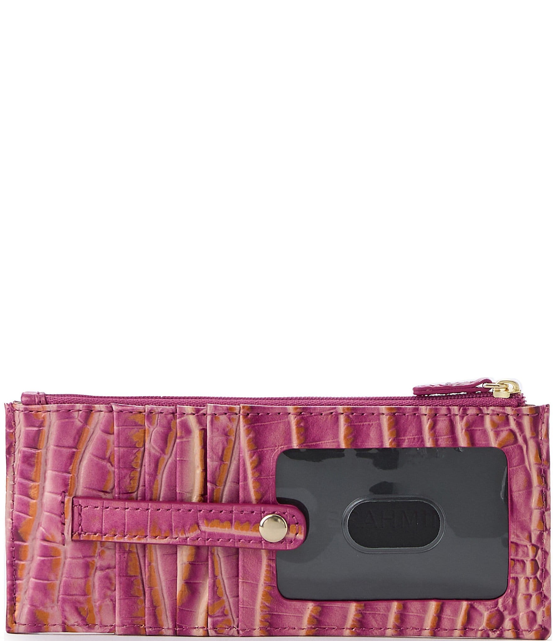 BRAHMIN Melbourne Collection Rouge Blush Credit Card Wallet