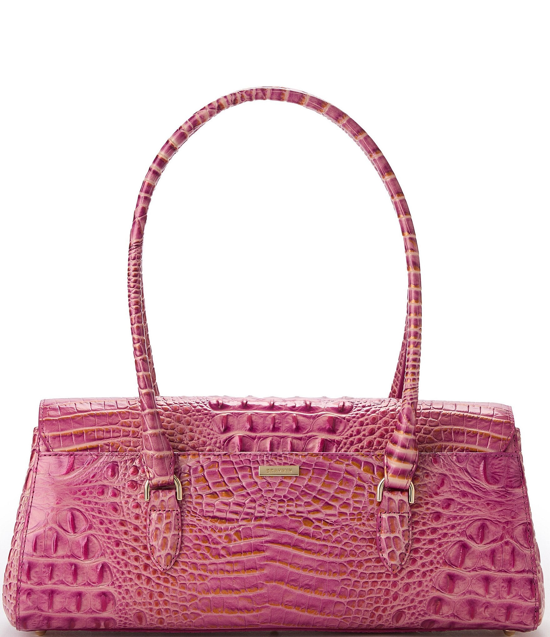 BRAHMIN Melbourne Collection Rouge Blush Dayan Satchel Bag