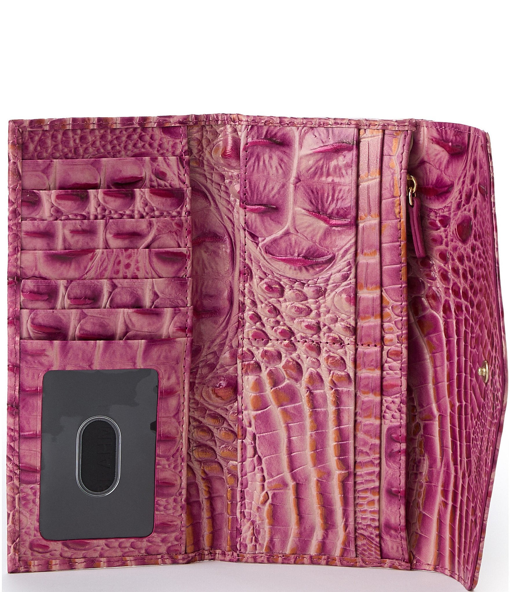 BRAHMIN Melbourne Collection Rouge Blush Veronica Wallet