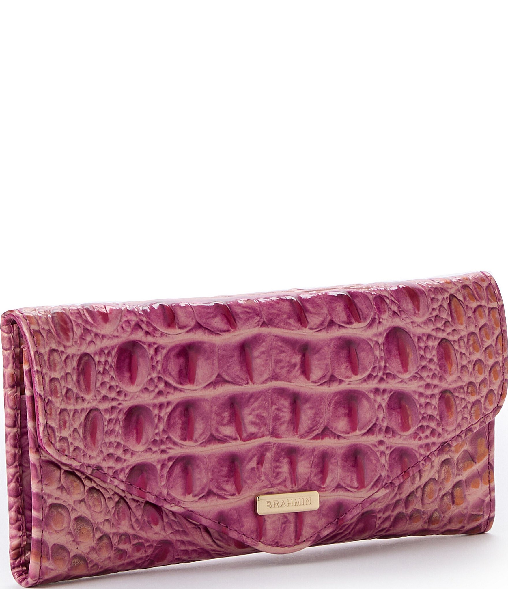 BRAHMIN Melbourne Collection Rouge Blush Veronica Wallet