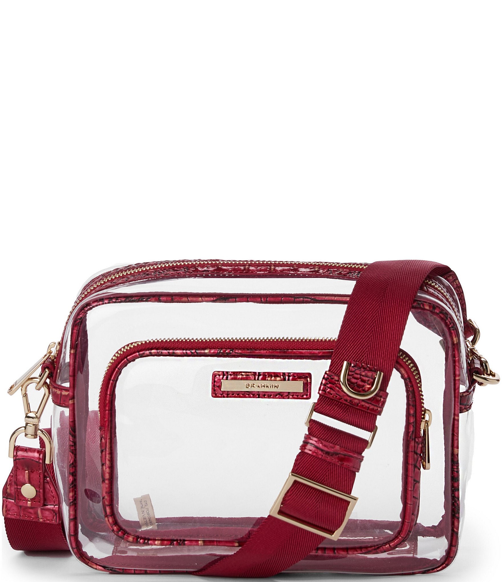 BRAHMIN Melbourne Collection Crimson Shea Crossbody Bag