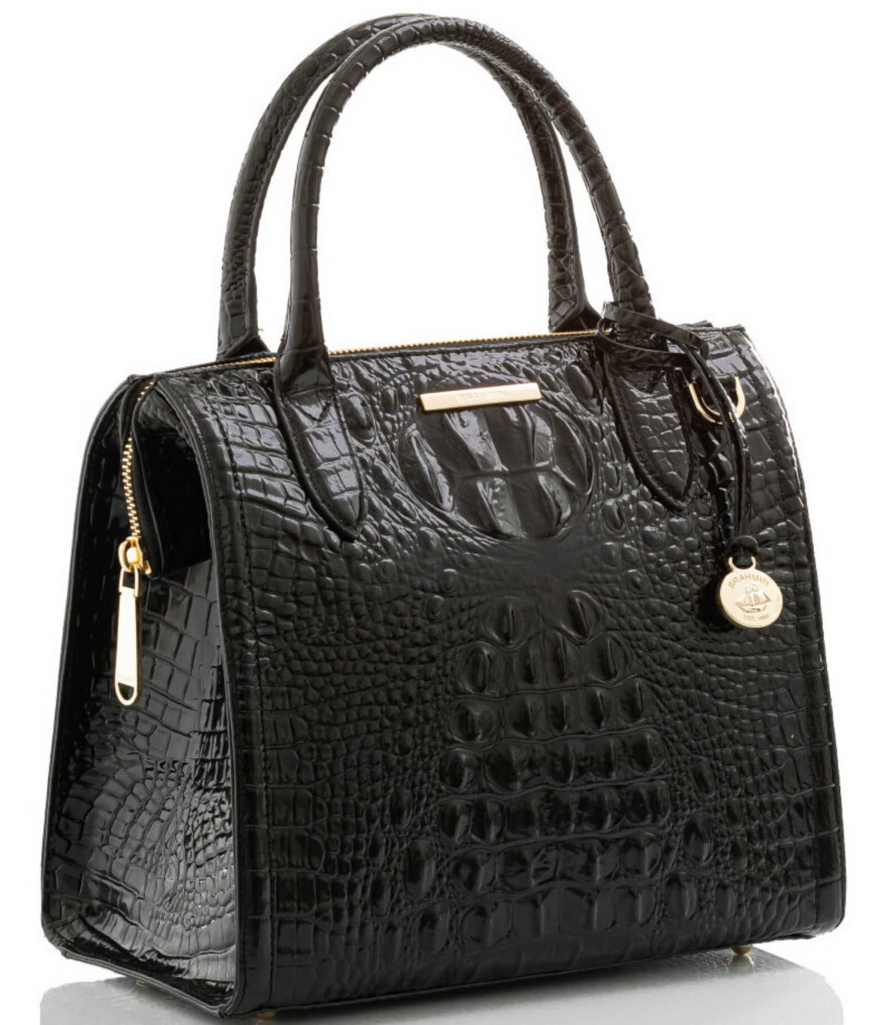 BRAHMIN Melbourne Collection Small Caroline Satchel Bag