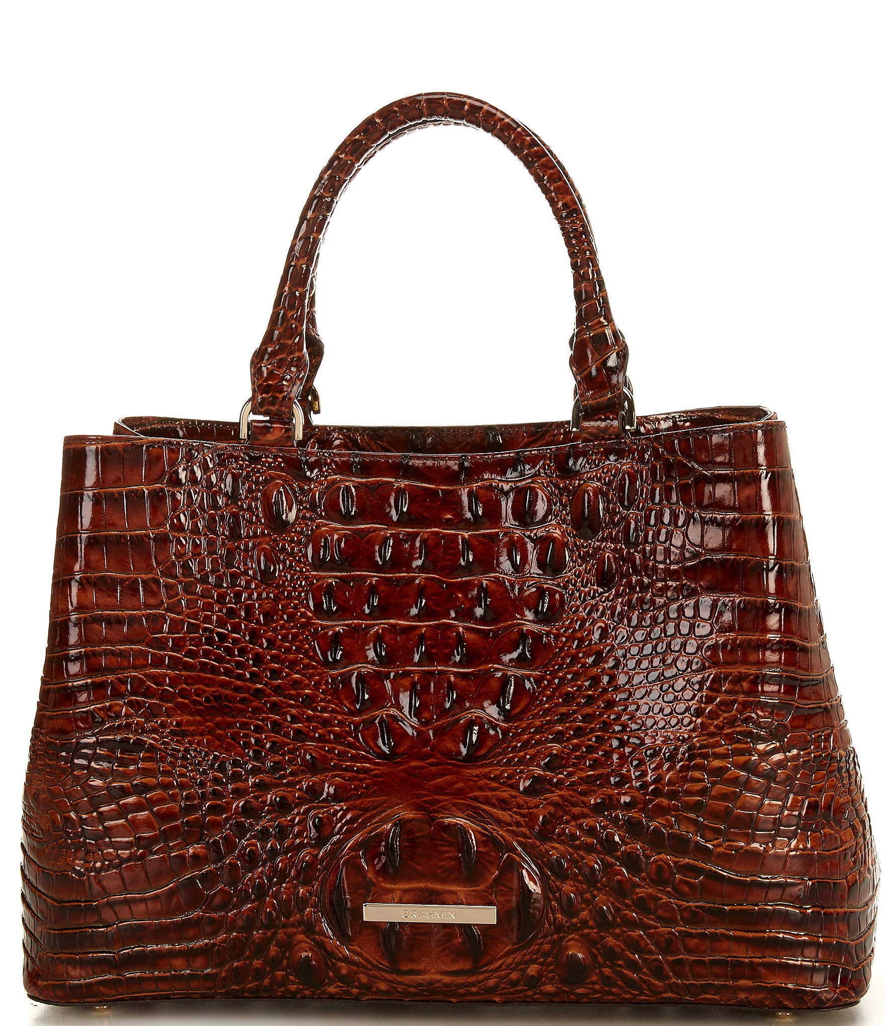 BRAHMIN Melbourne Collection Small Denise Satchel Bag