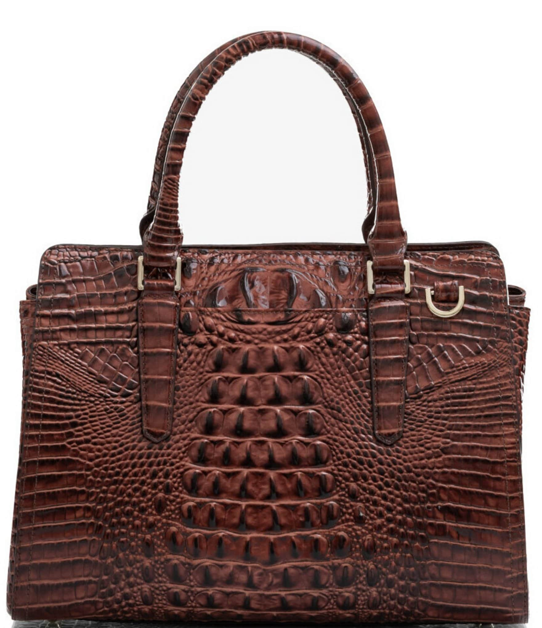 BRAHMIN Melbourne Collection Small Finley Satchel Bag