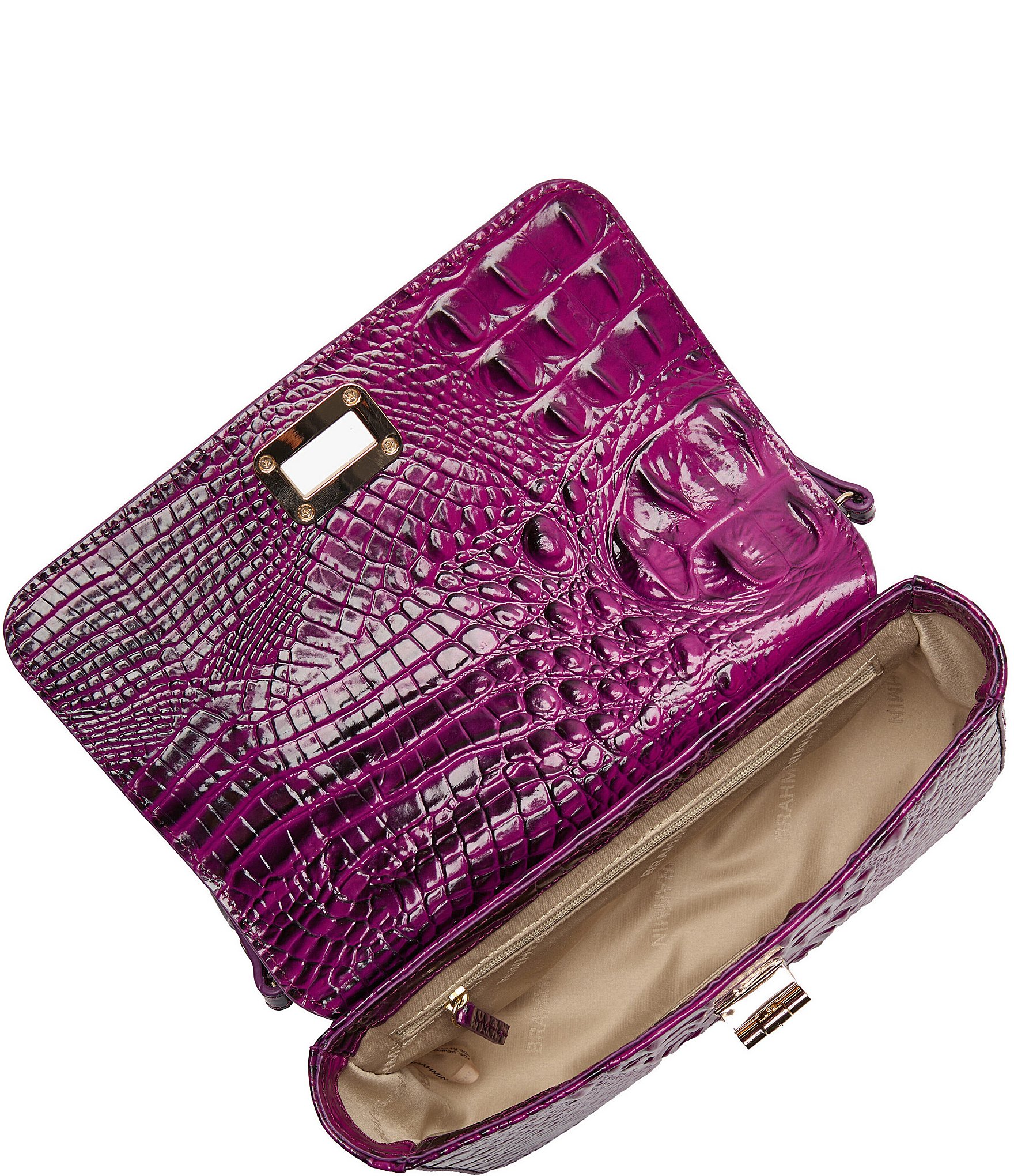 BRAHMIN Melbourne Collection Sugar Plum Hallie Crossbody Bag