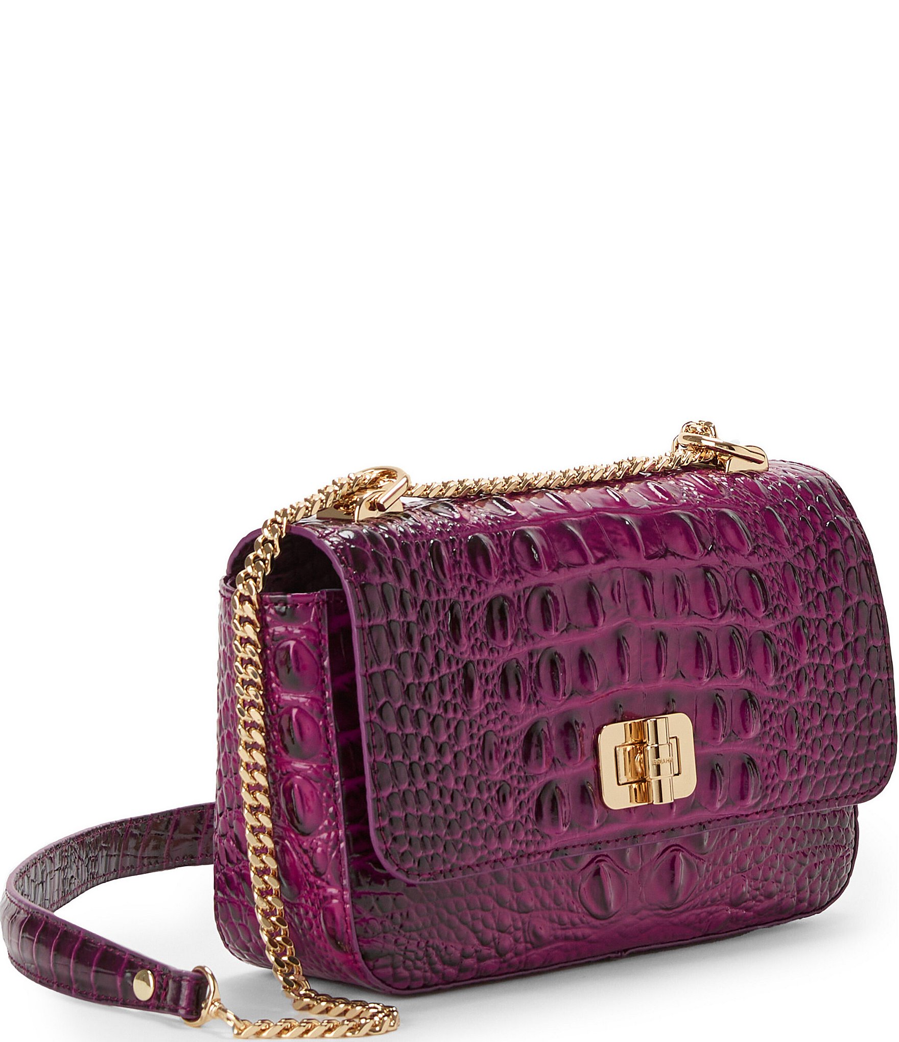 BRAHMIN Melbourne Collection Sugar Plum Hallie Crossbody Bag