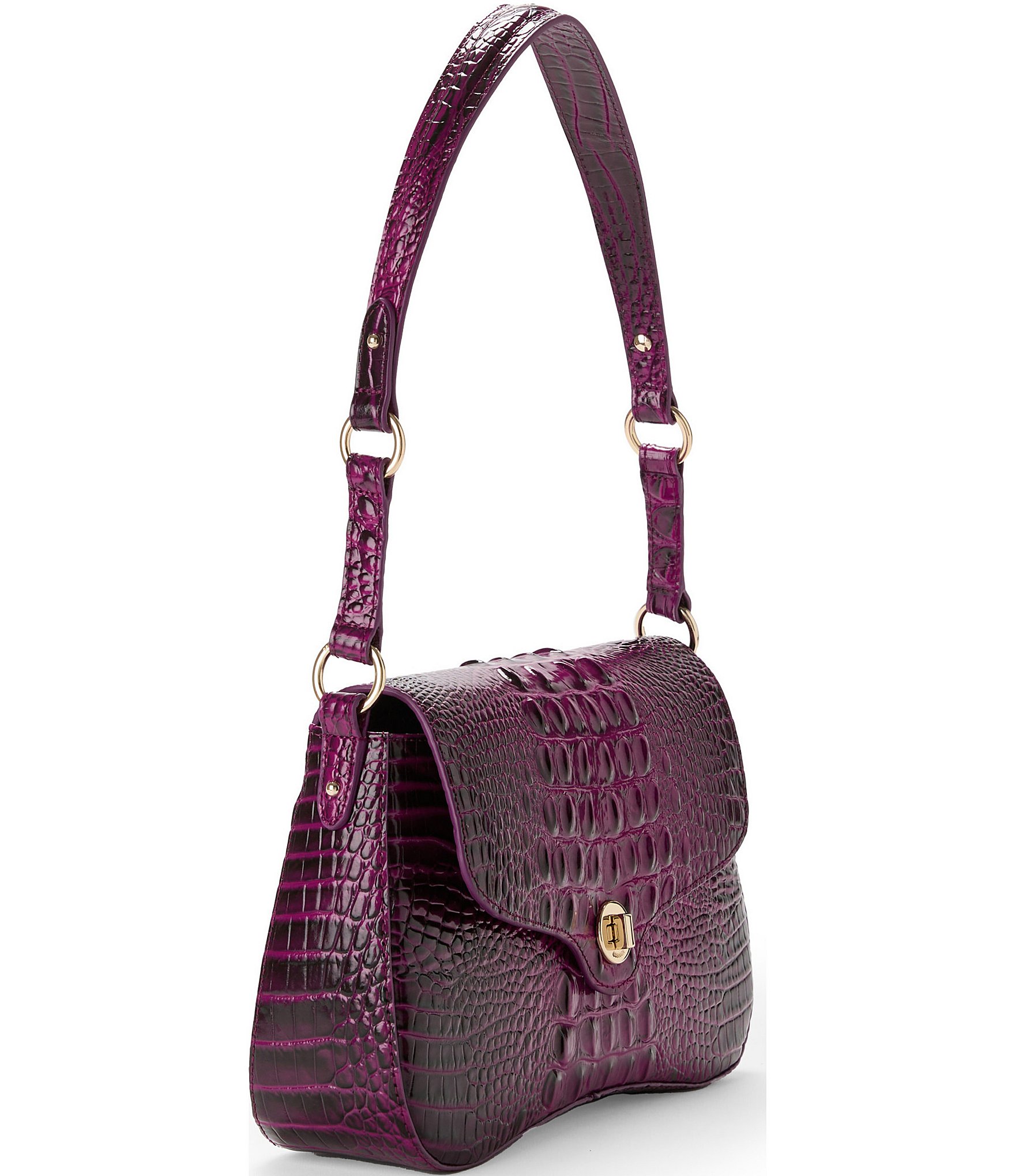 BRAHMIN Melbourne Collection Sugar Plum Nerida Shoulder Bag