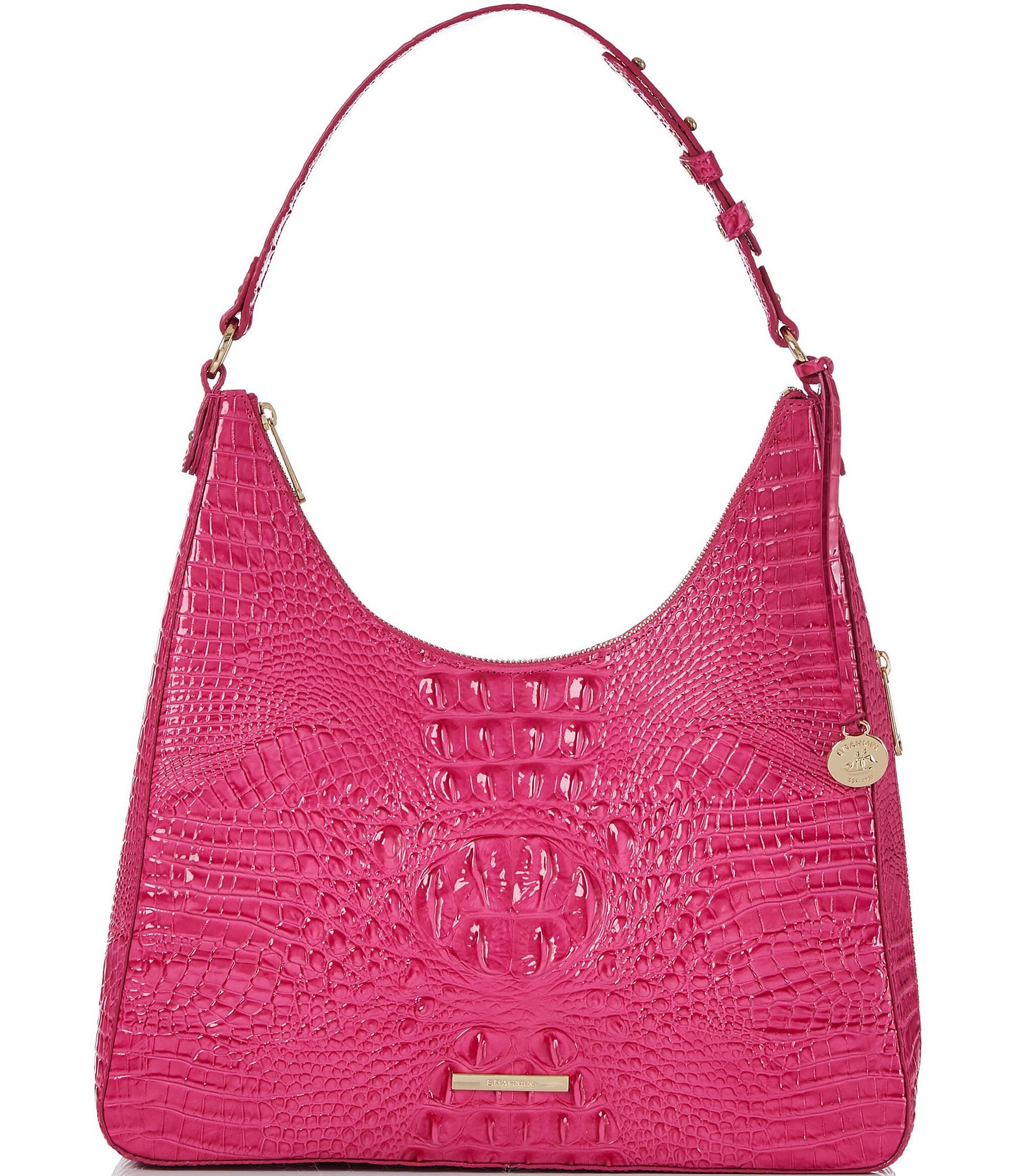 BRAHMIN Melbourne Collection Tabitha Paradise Pink Shoulder Bag Dillard s